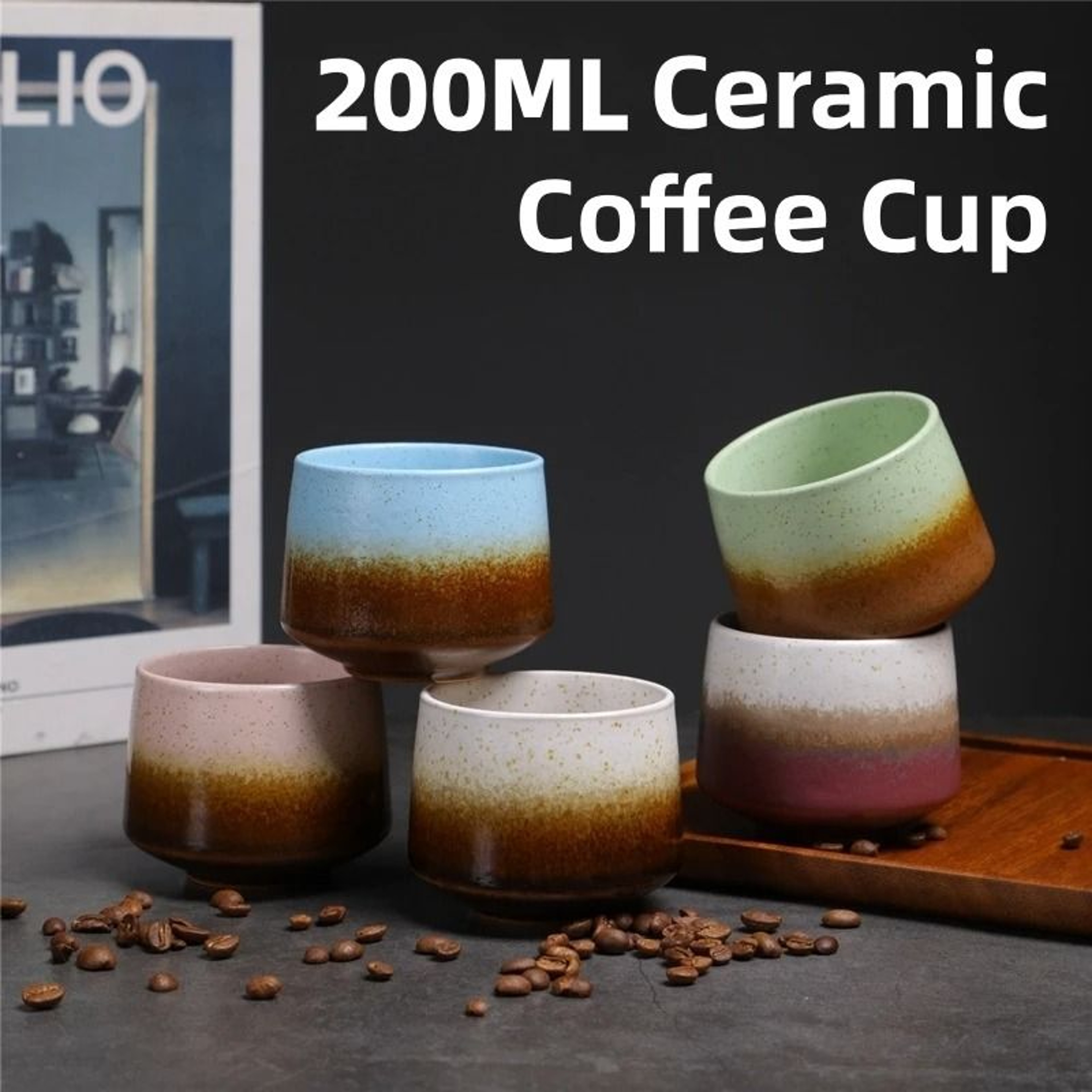 Gradient Ceramic Coffee And Tea Cup 1