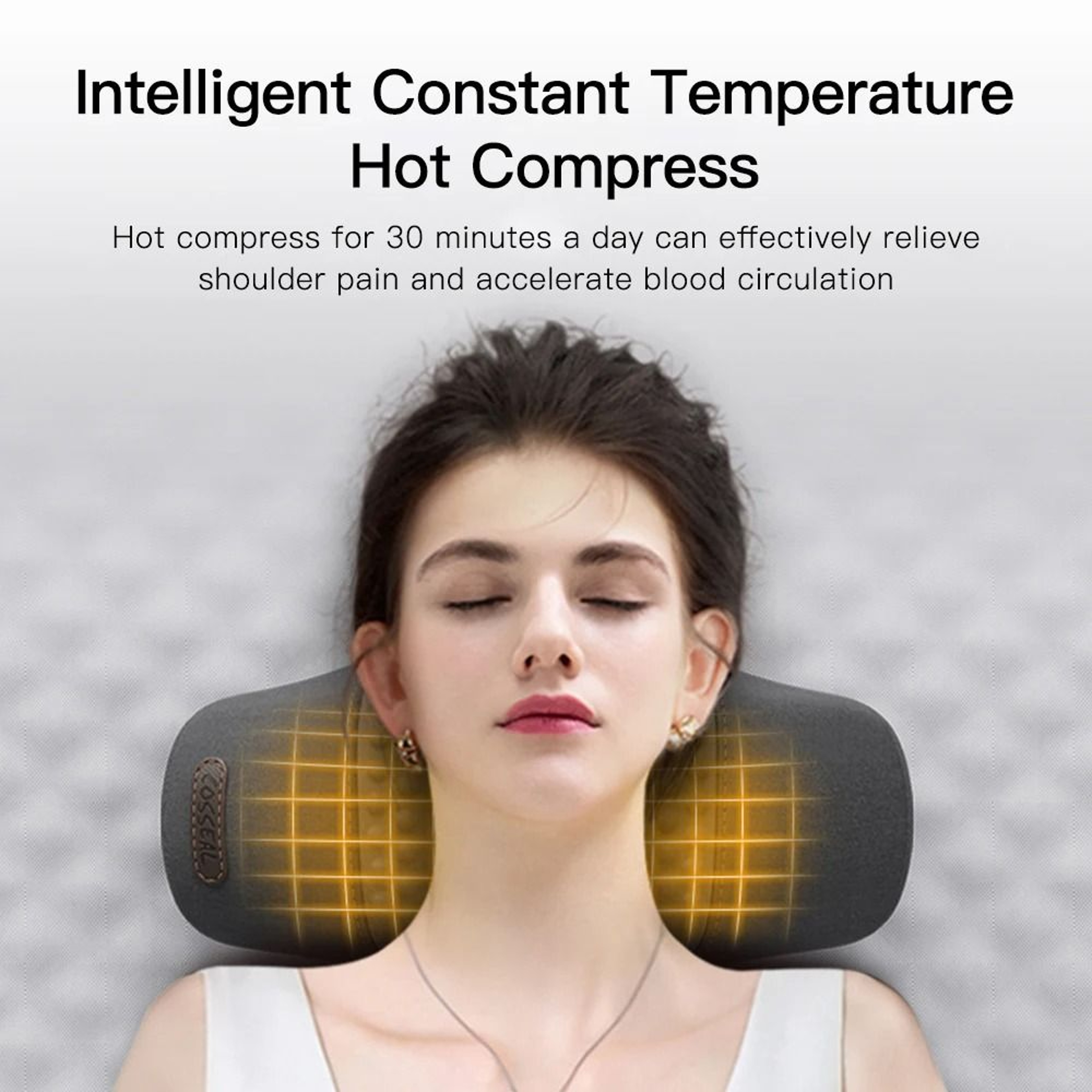 Electric Neck Massage And Memory Foam Support Pillow 3