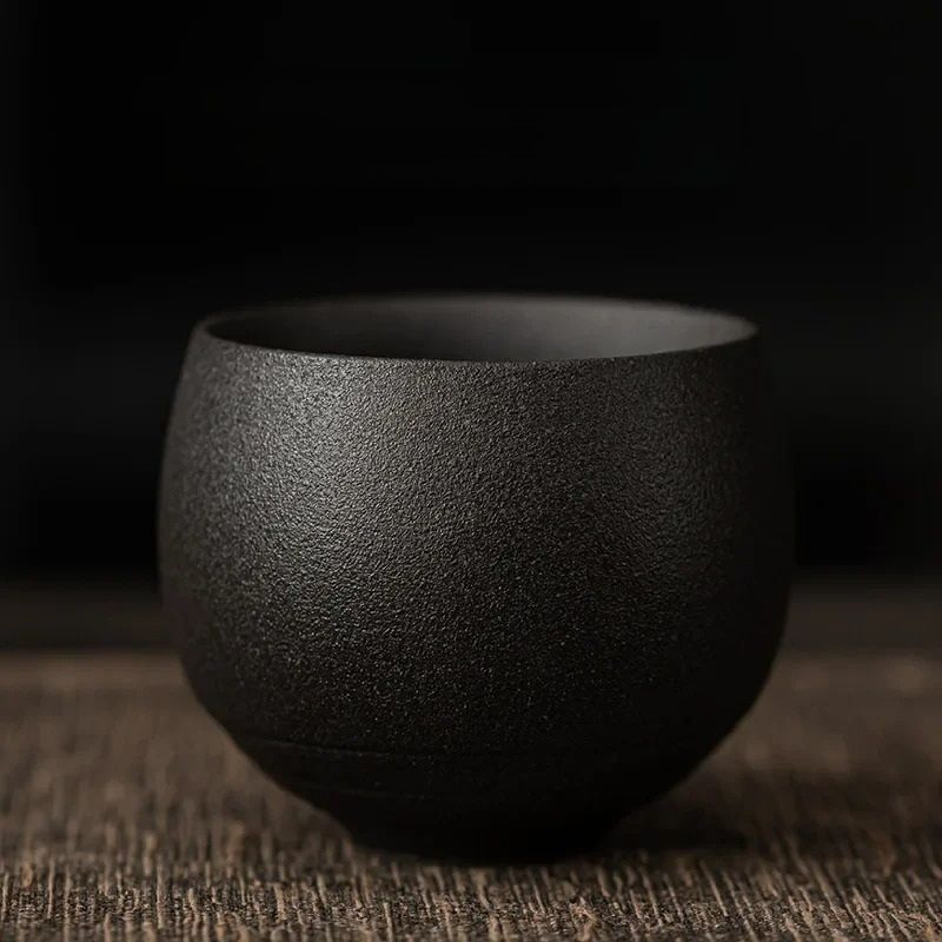 Japanese Handmade Rough Pottery Tea Cup 9
