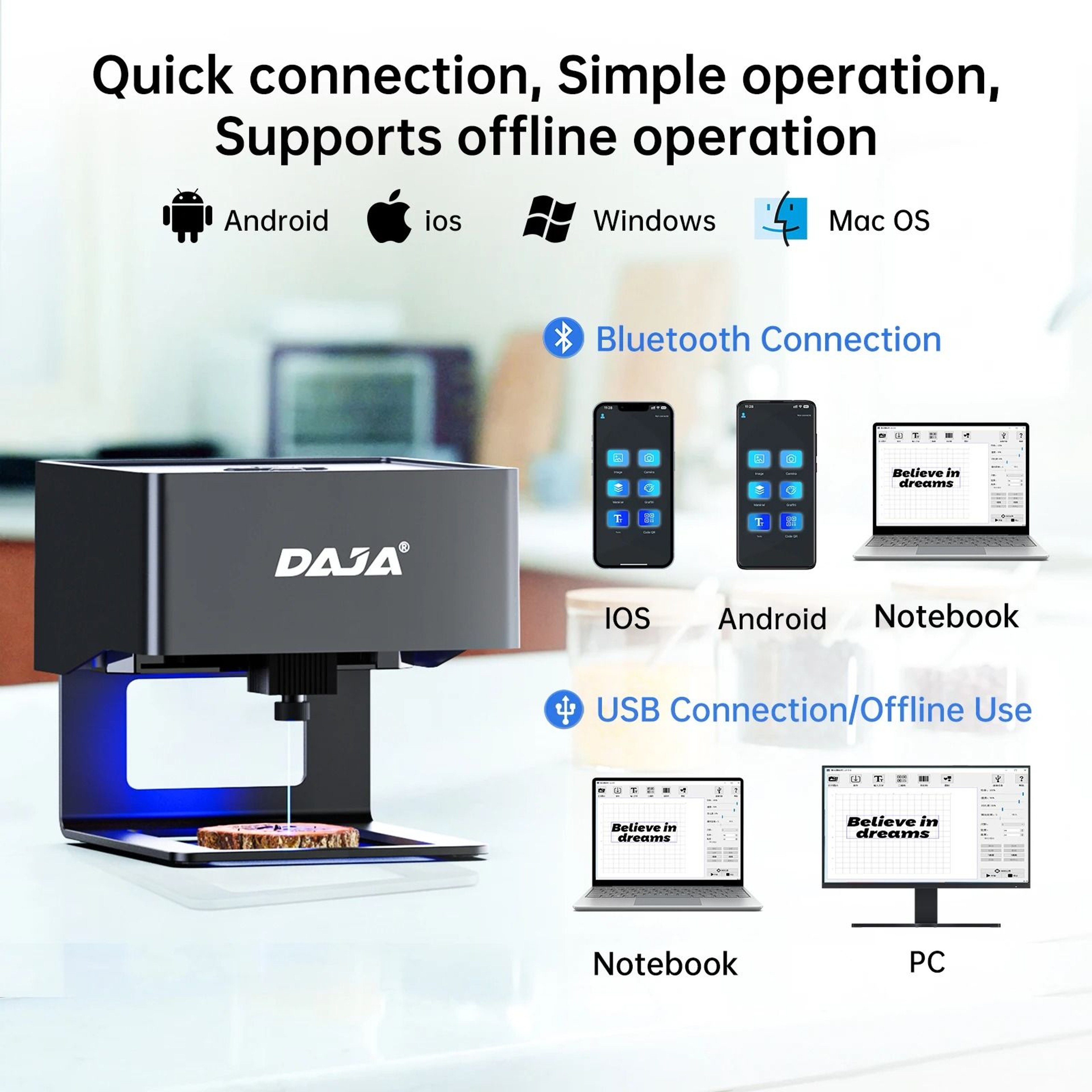 Mini Portable Laser Engraver And DIY CNC Machine 3