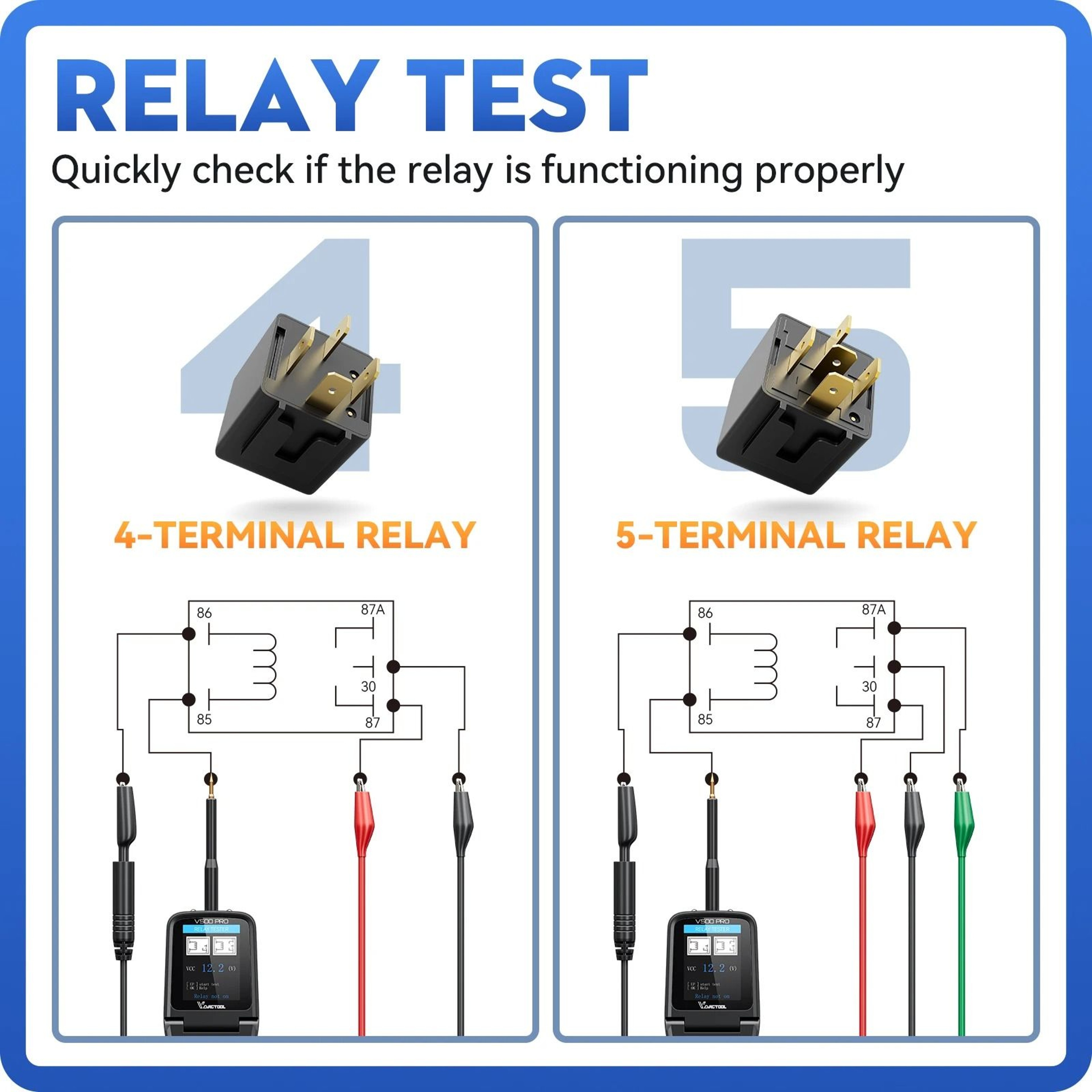2in1 Circuit Probe And Battery Diagnostic Tester Kit 5