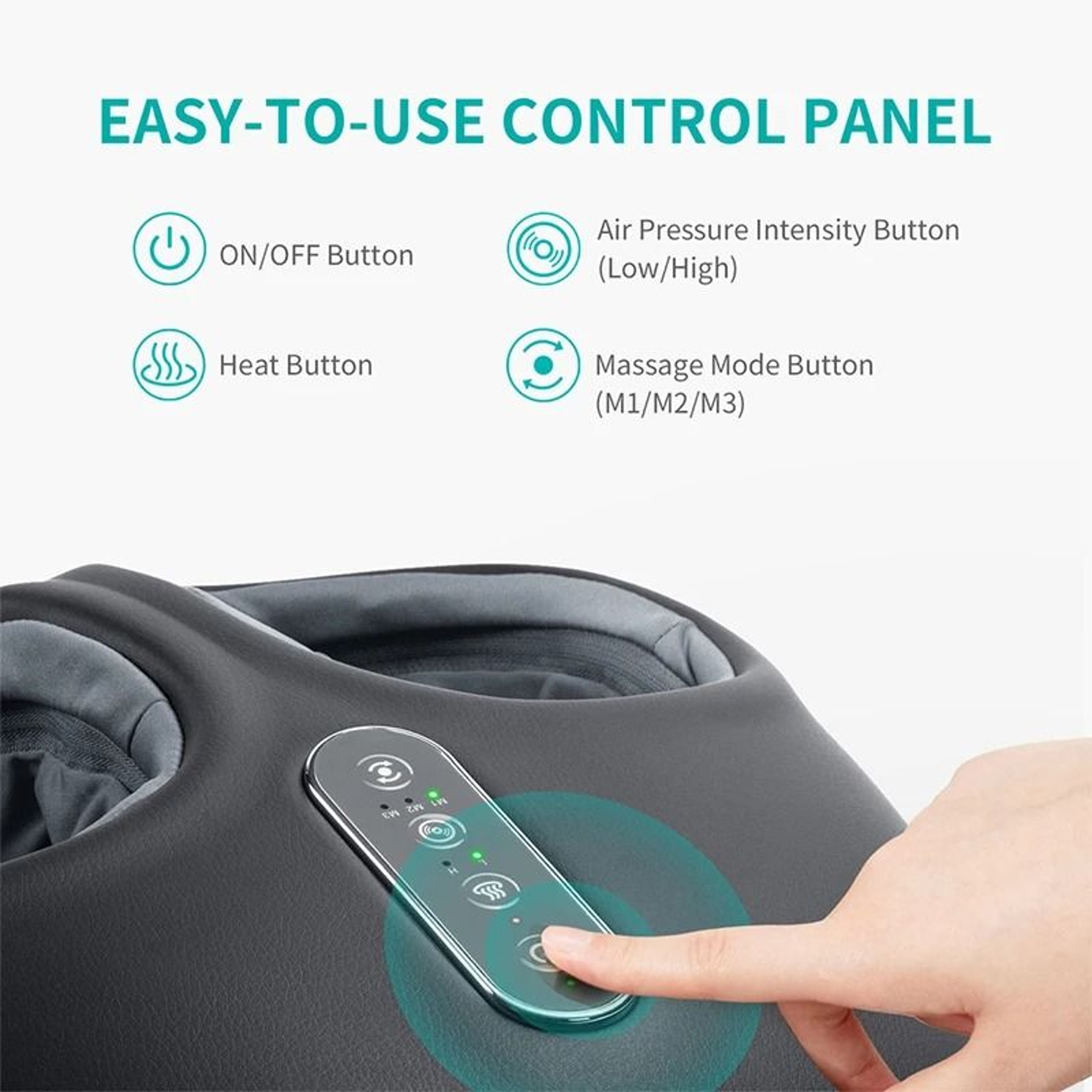 Shiatsu Foot Massager With Soothing Heat And Air Compression 2