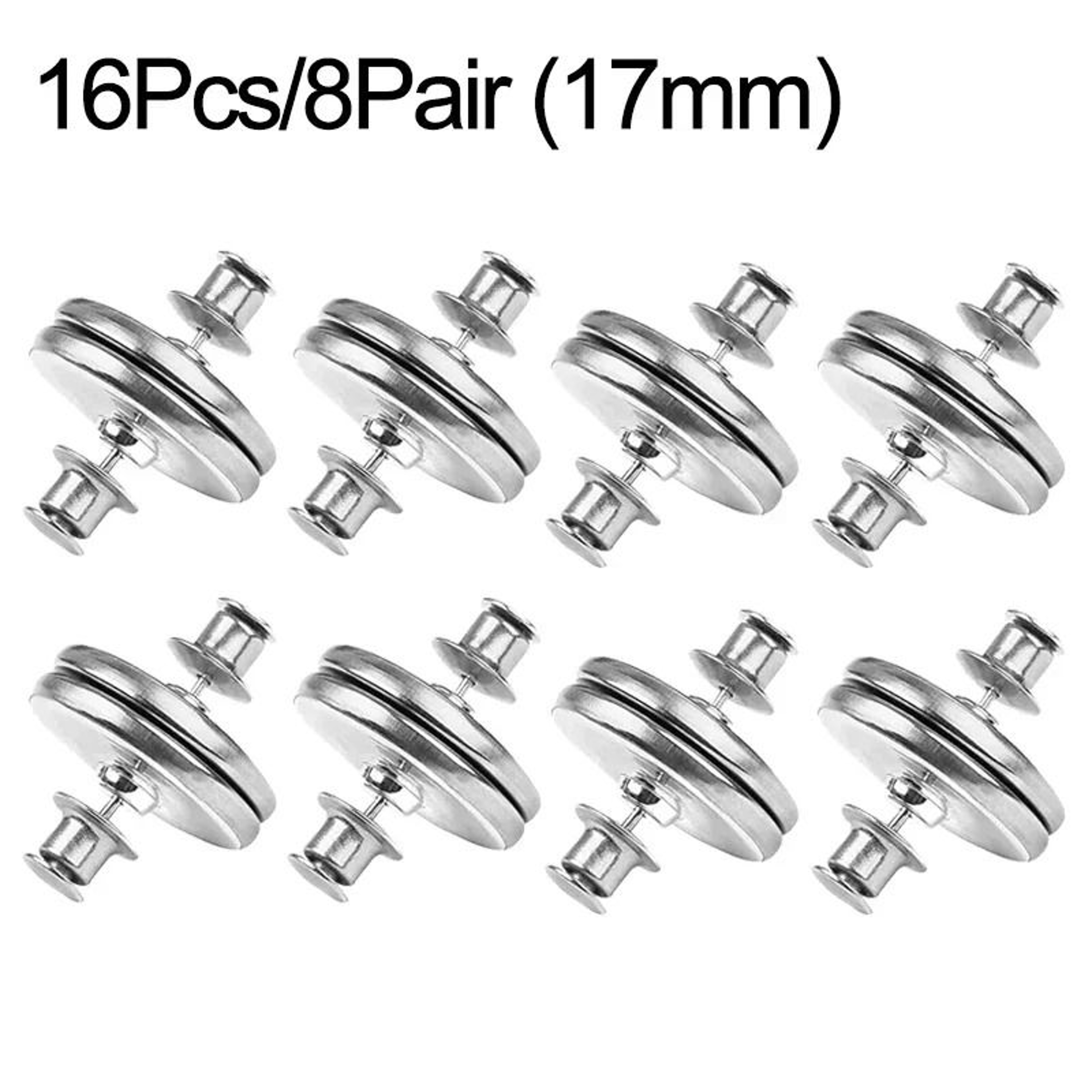 Curtain Magnetic Closure Buttons 4 Or 8 Pair Sets 9