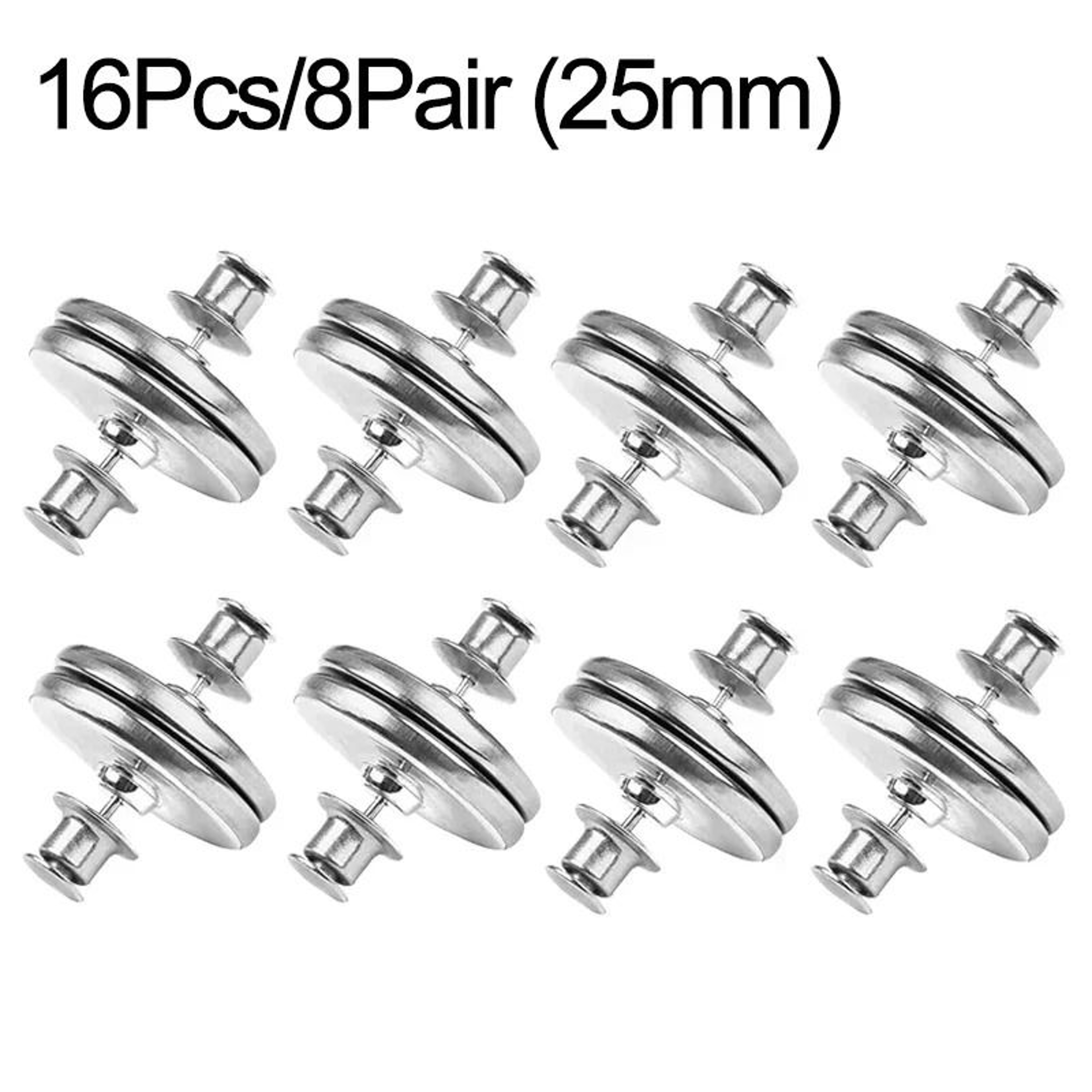Curtain Magnetic Closure Buttons 4 Or 8 Pair Sets 11