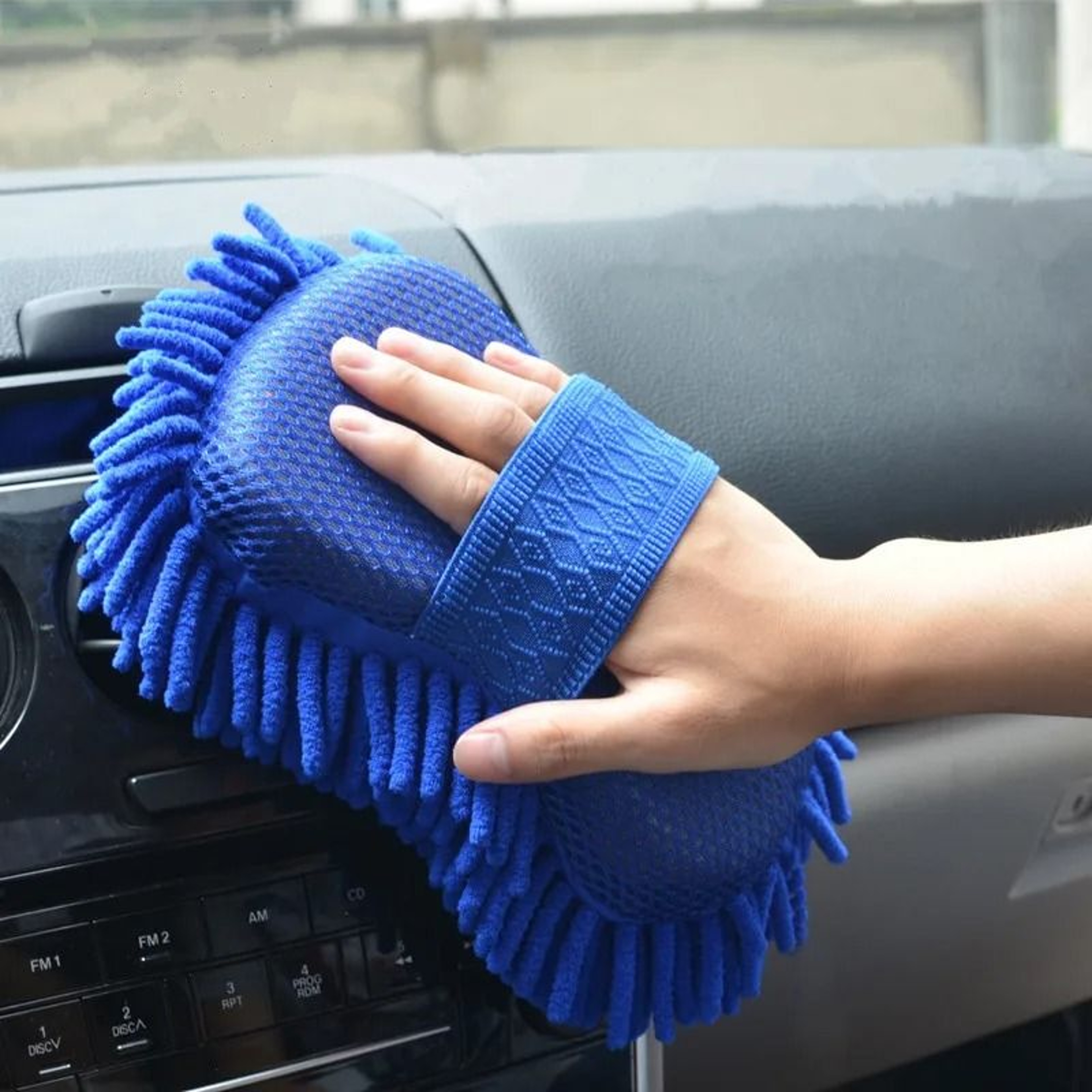 Microfiber Car Wash Mitt  Sponge 0