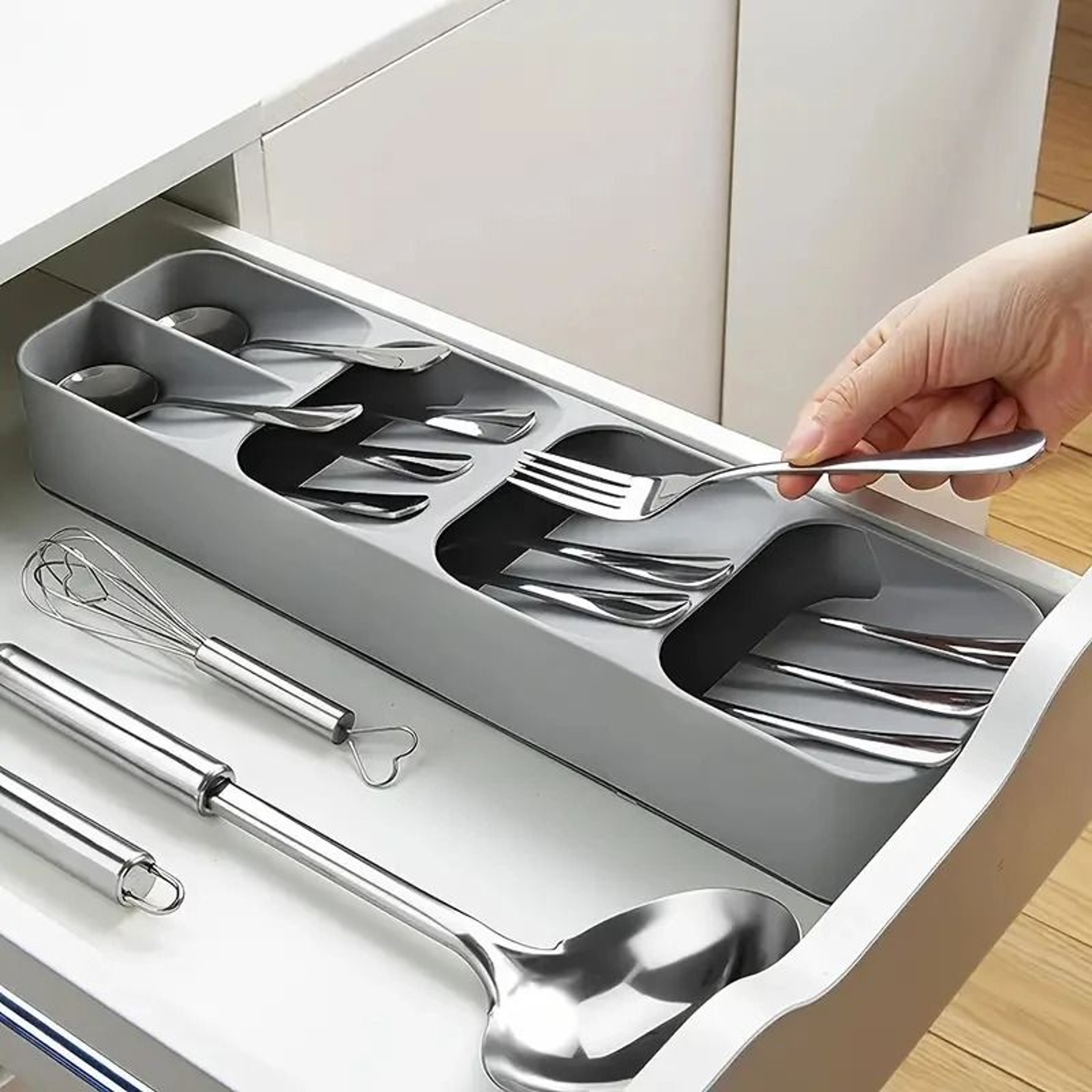 Multipurpose Stacked Cutlery Storage Tray 0