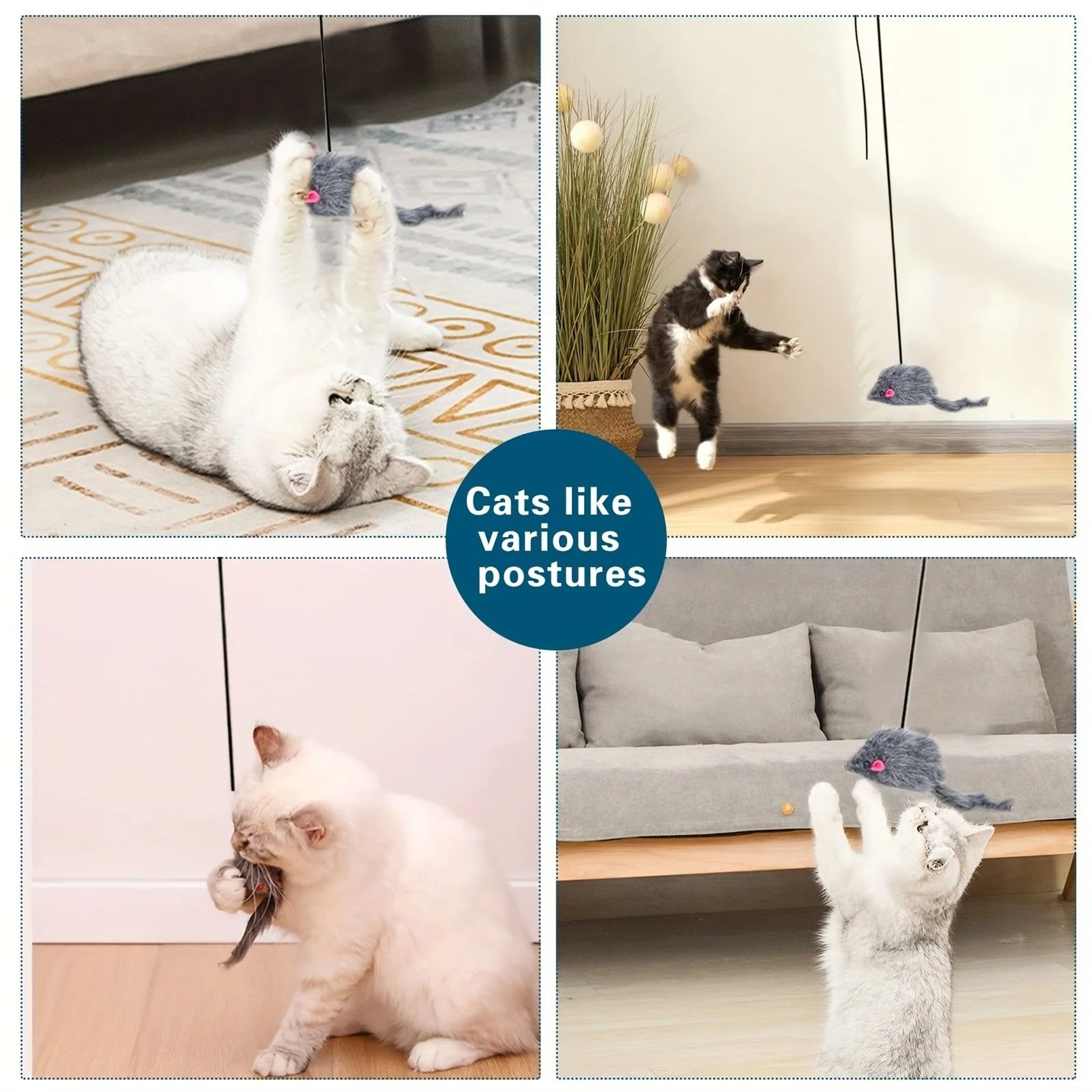 Interactive Door Hanging Cat Toy 1