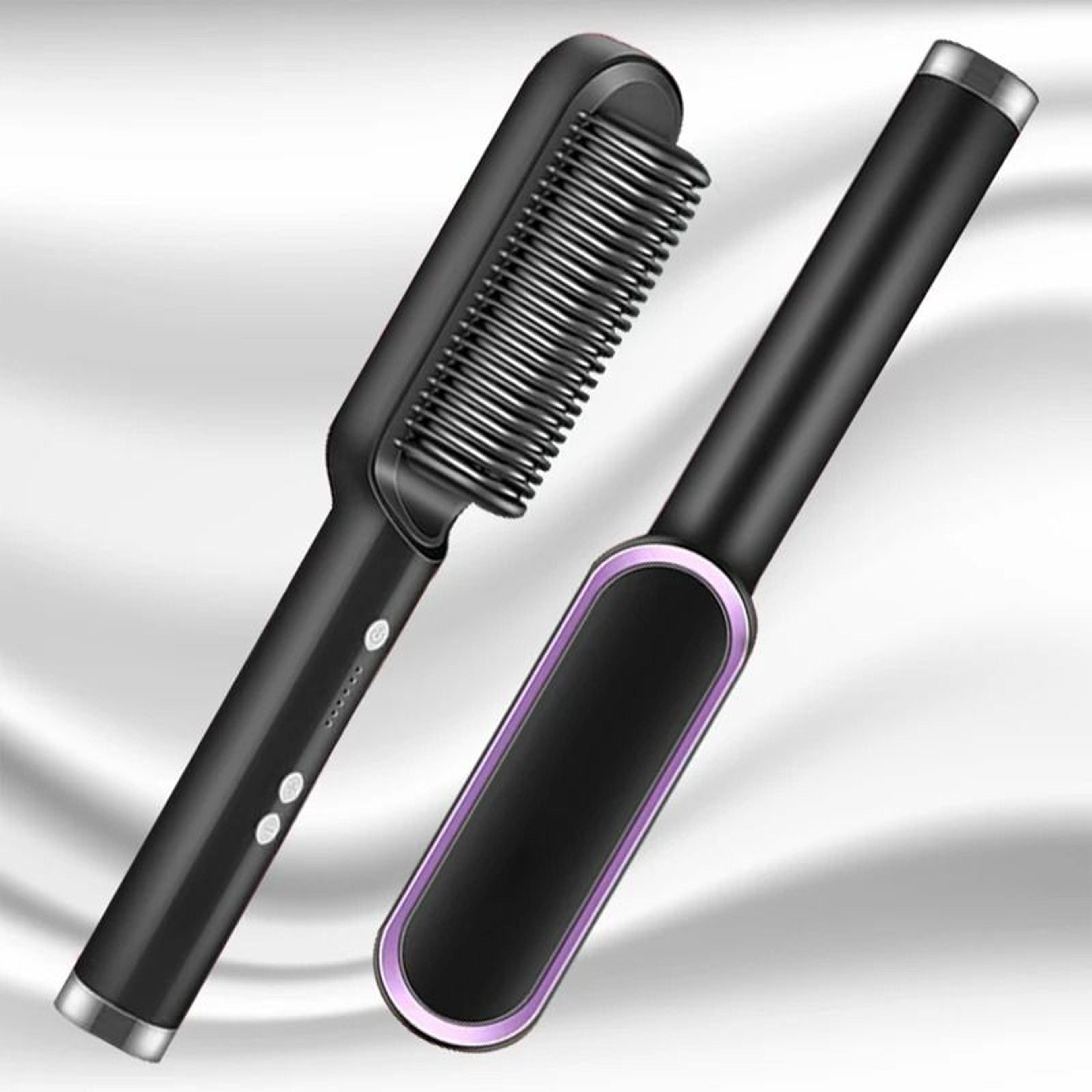 Professional Electric Hair Straightener Brush 2