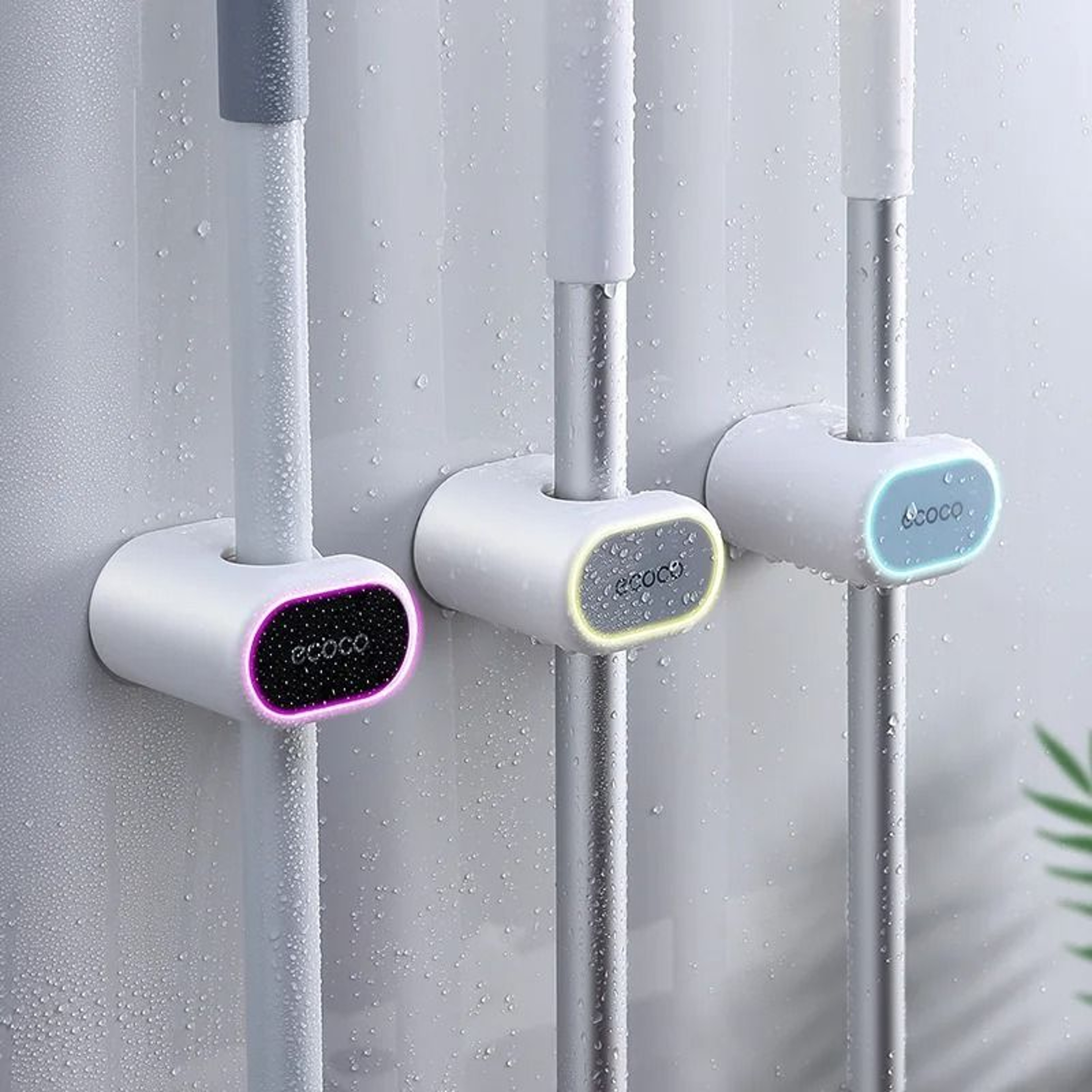Wall Mounted Mop  Broom Rack Holder 6
