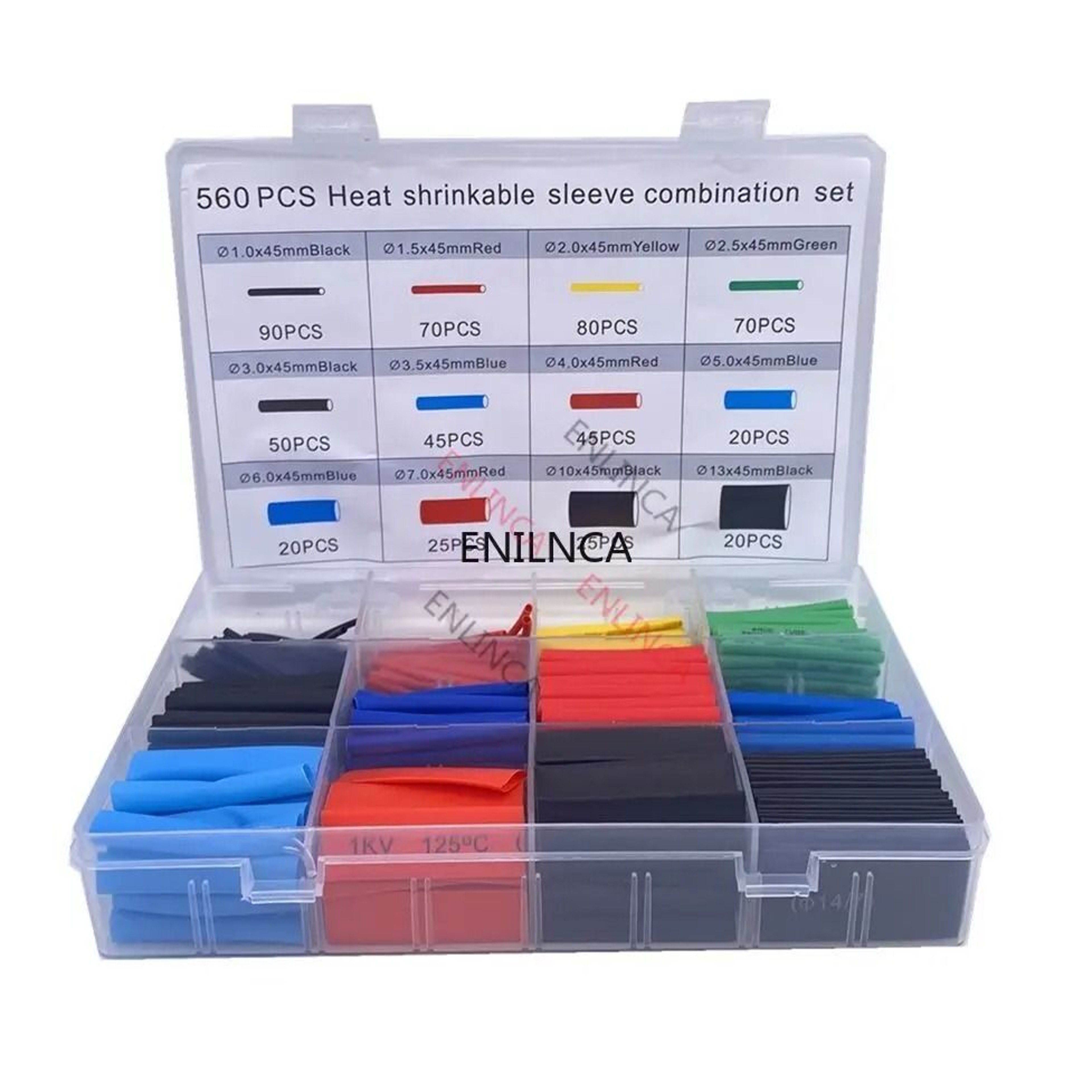 Professional HeatShrink Tubing Insulation Kit 12
