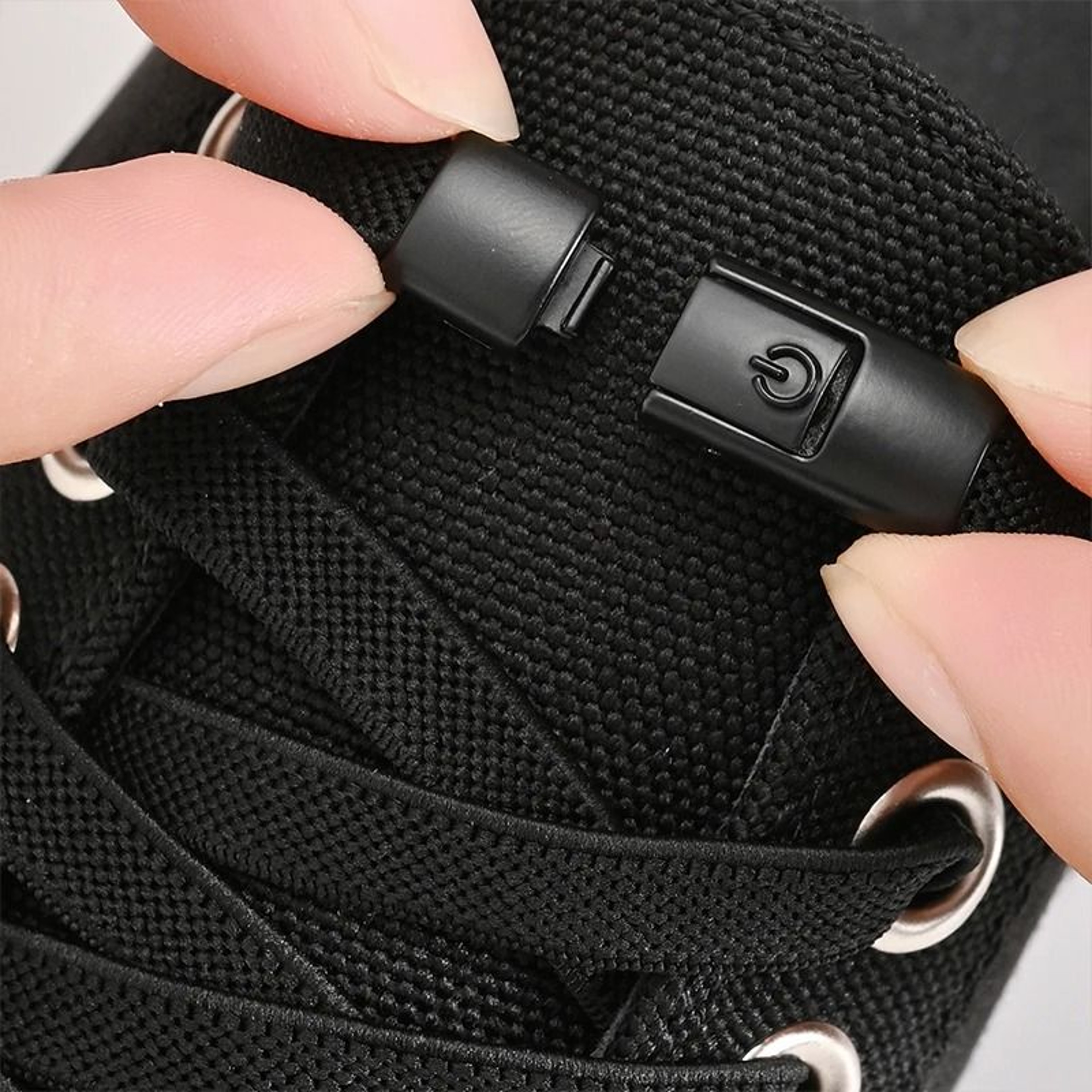 Universal 8mm Press Lock NoTie Elastic Shoelaces 0