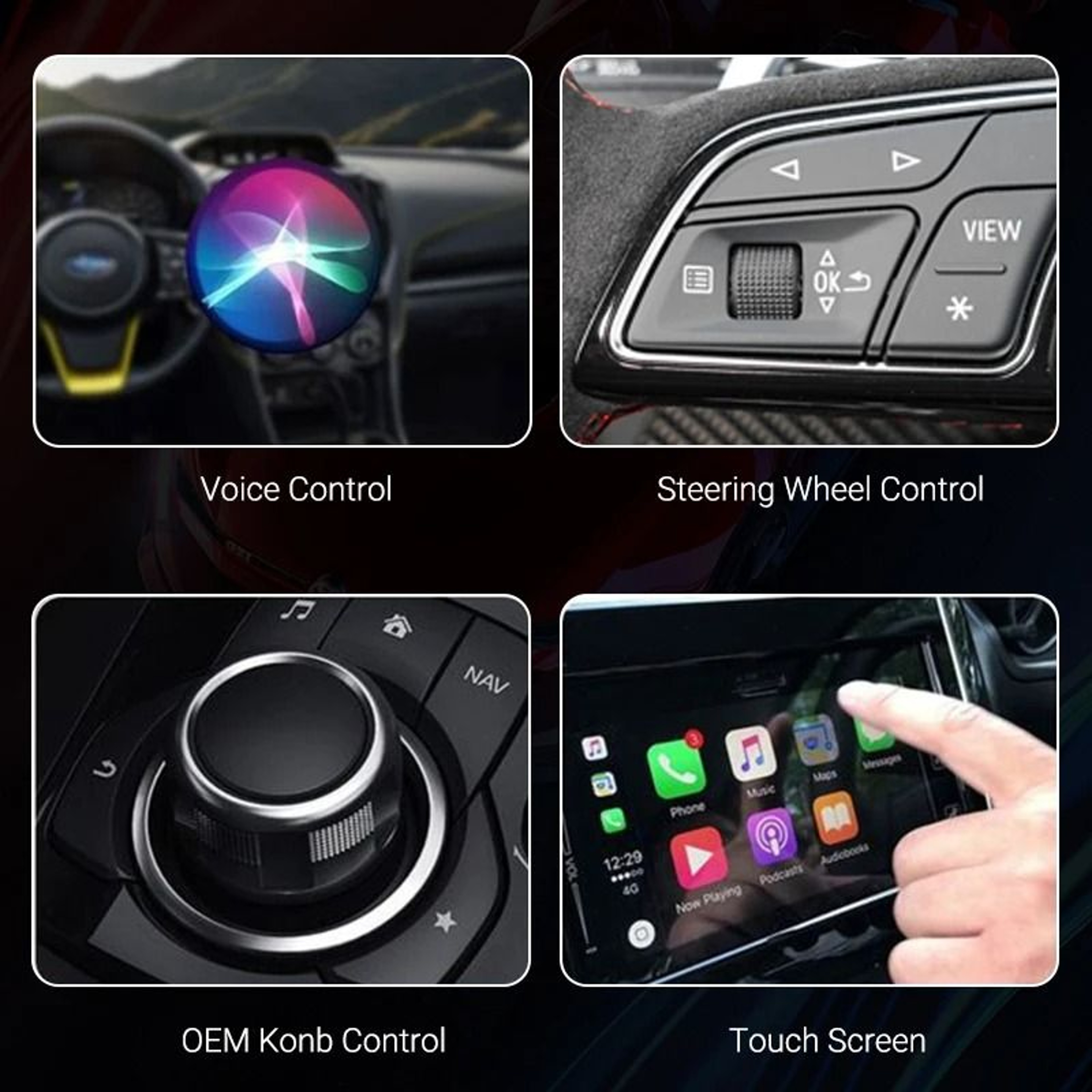 2in1 Wireless CarPlay  Android Auto Smart Mini Box 6
