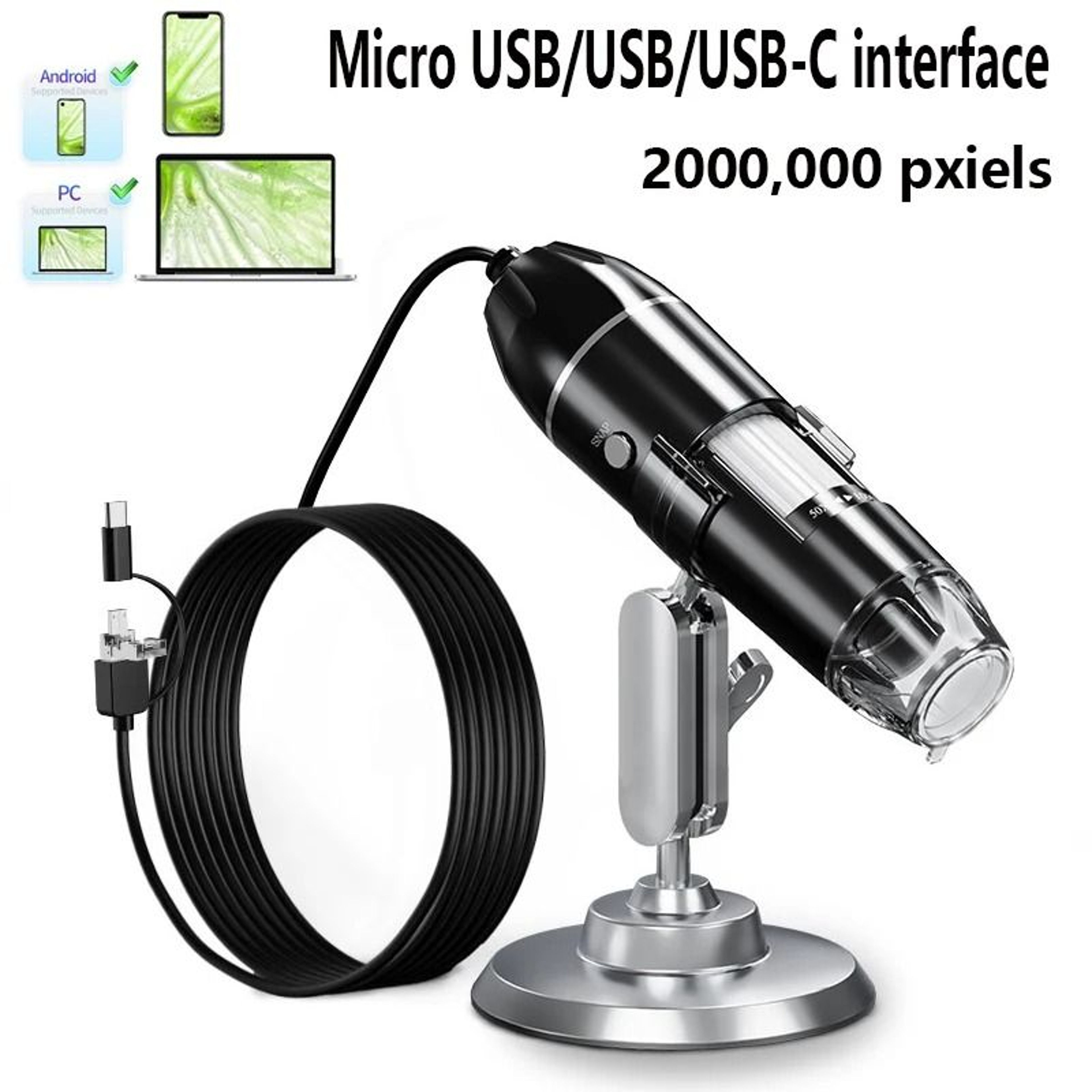 1600X 3in1 Professional Digital Microscope Camera 9
