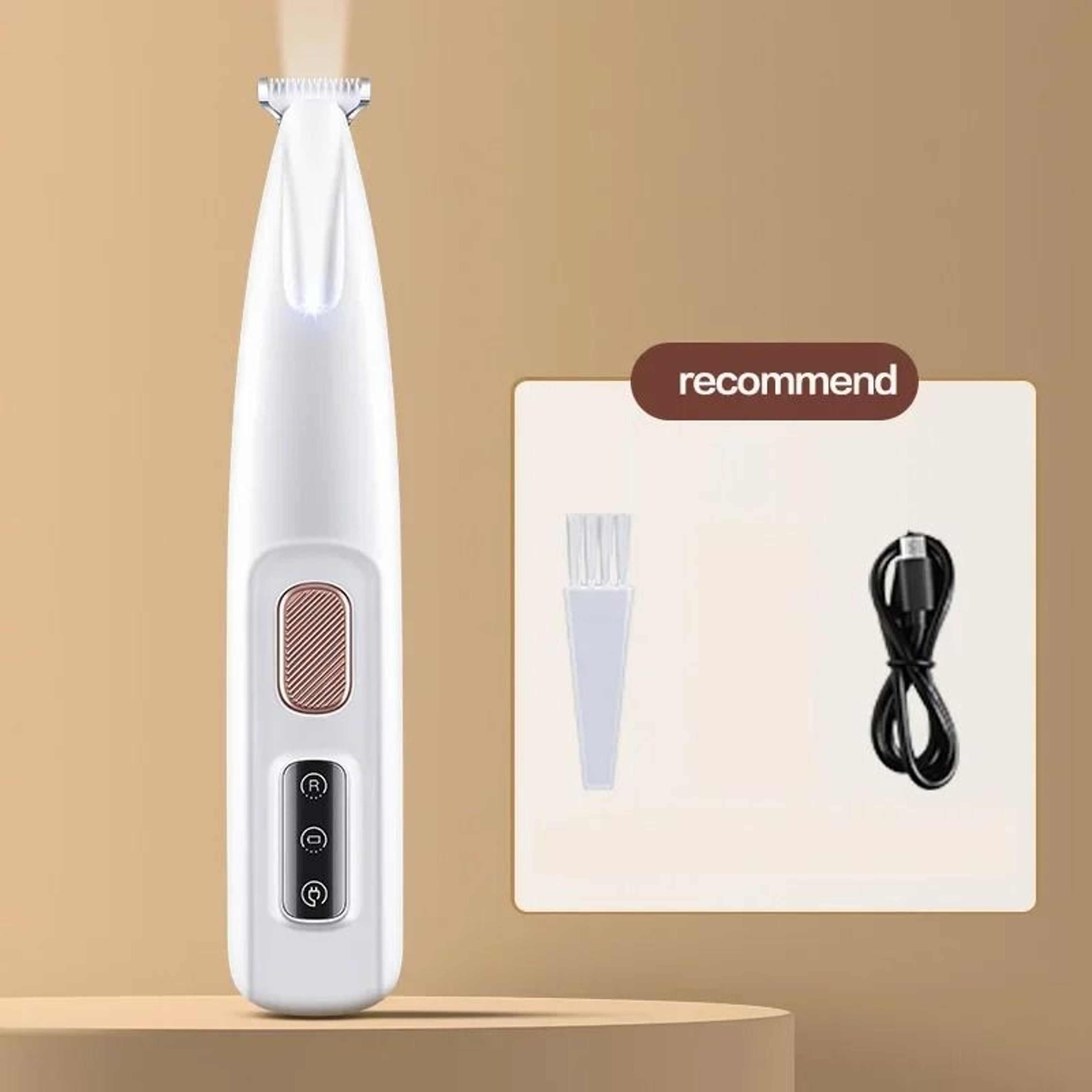 Professional Waterproof Dog Paw Trimmer With LED Display 12
