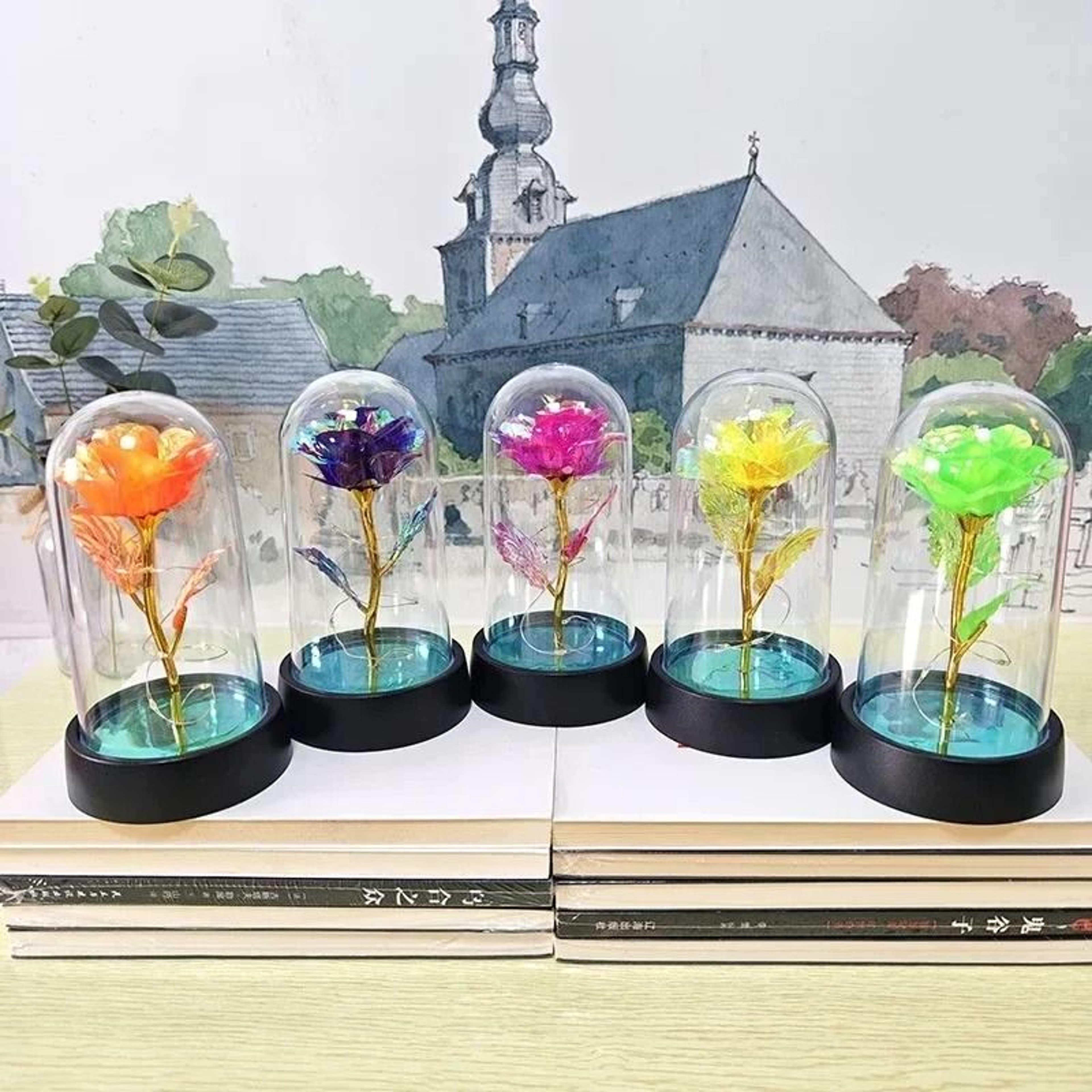 Eternal LED Enchanted Rose Flower 4