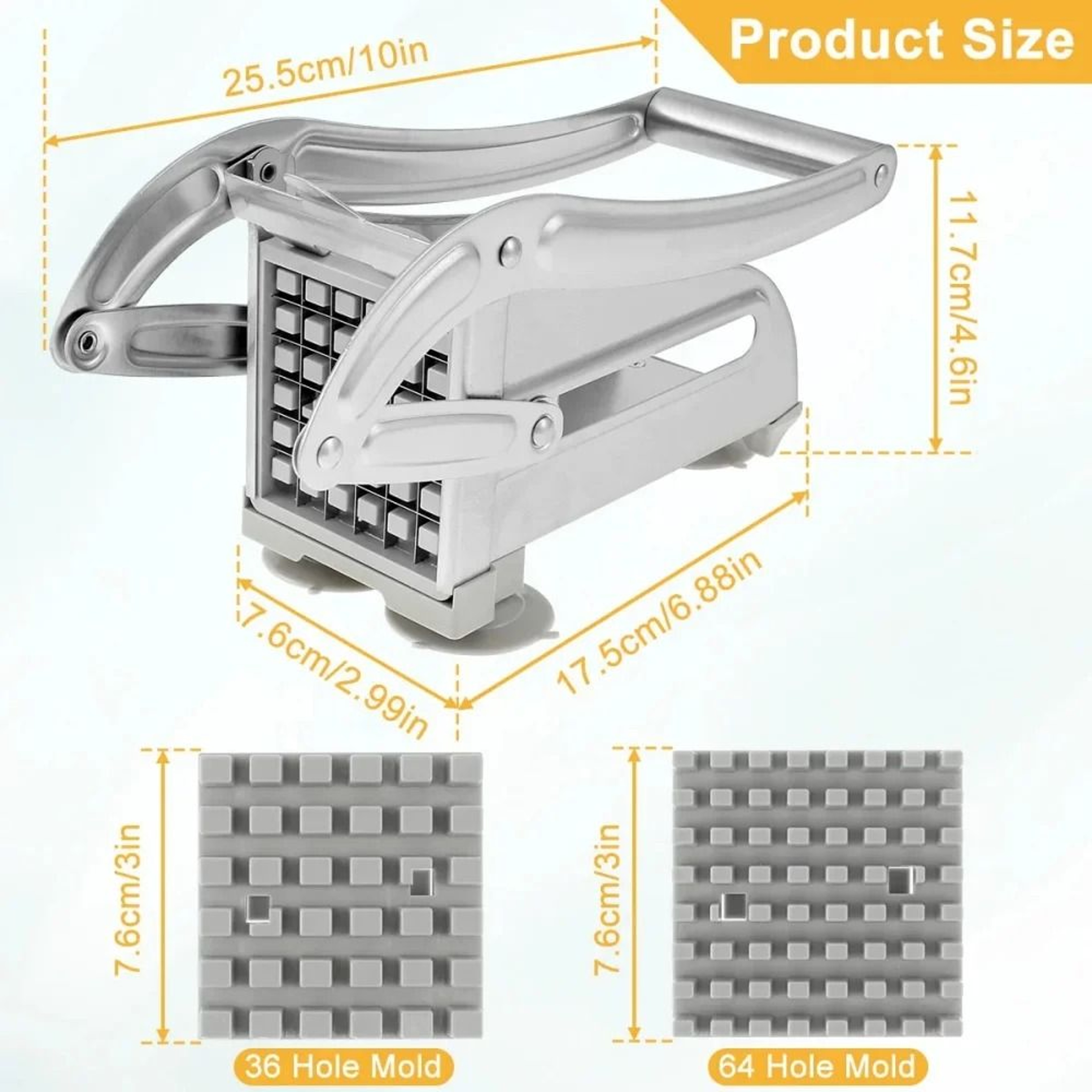 Professional 4in1 Stainless Steel Manual Culinary Slicer 4