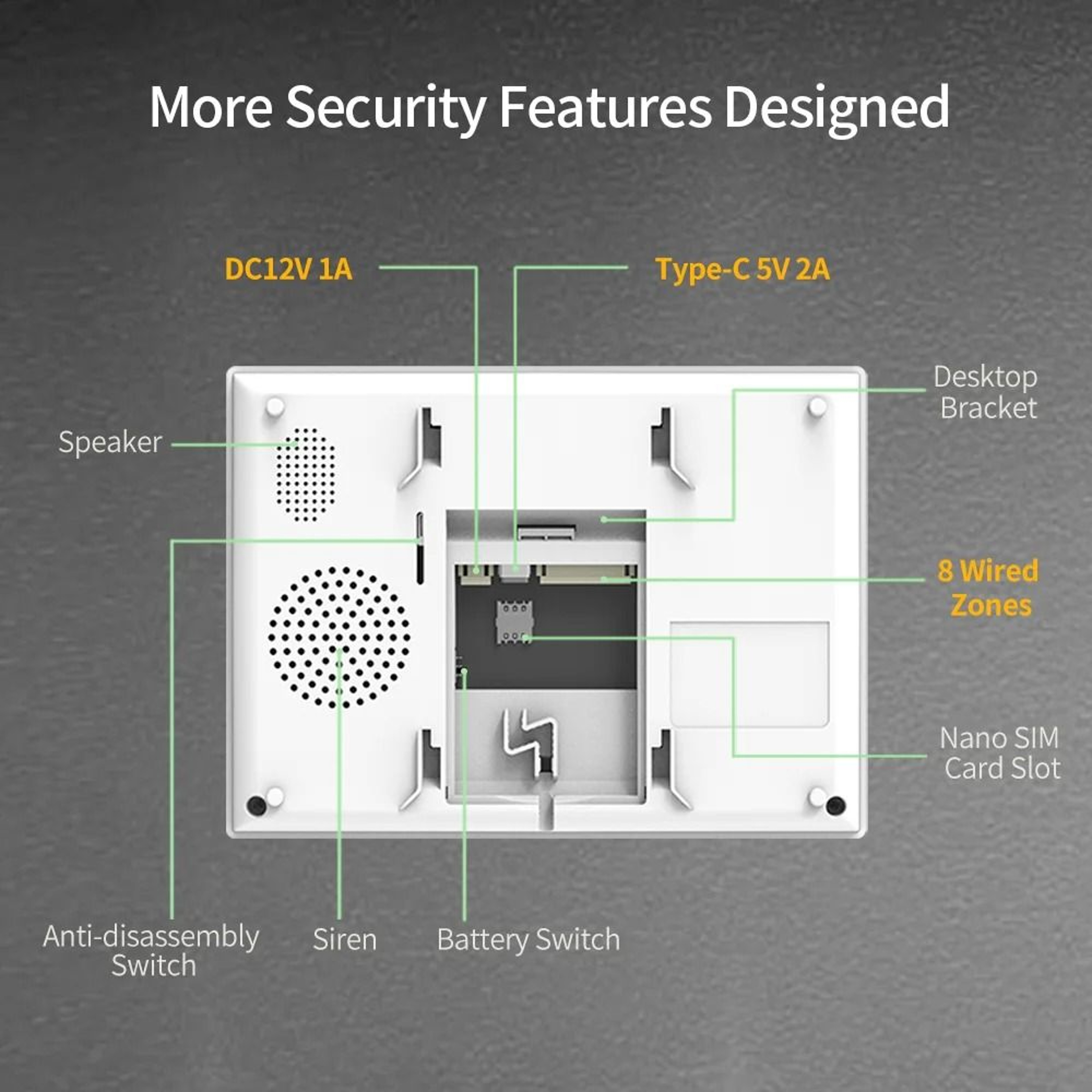 7Inch HD Smart Security Hub  4G WiFi Total Home Protection 2