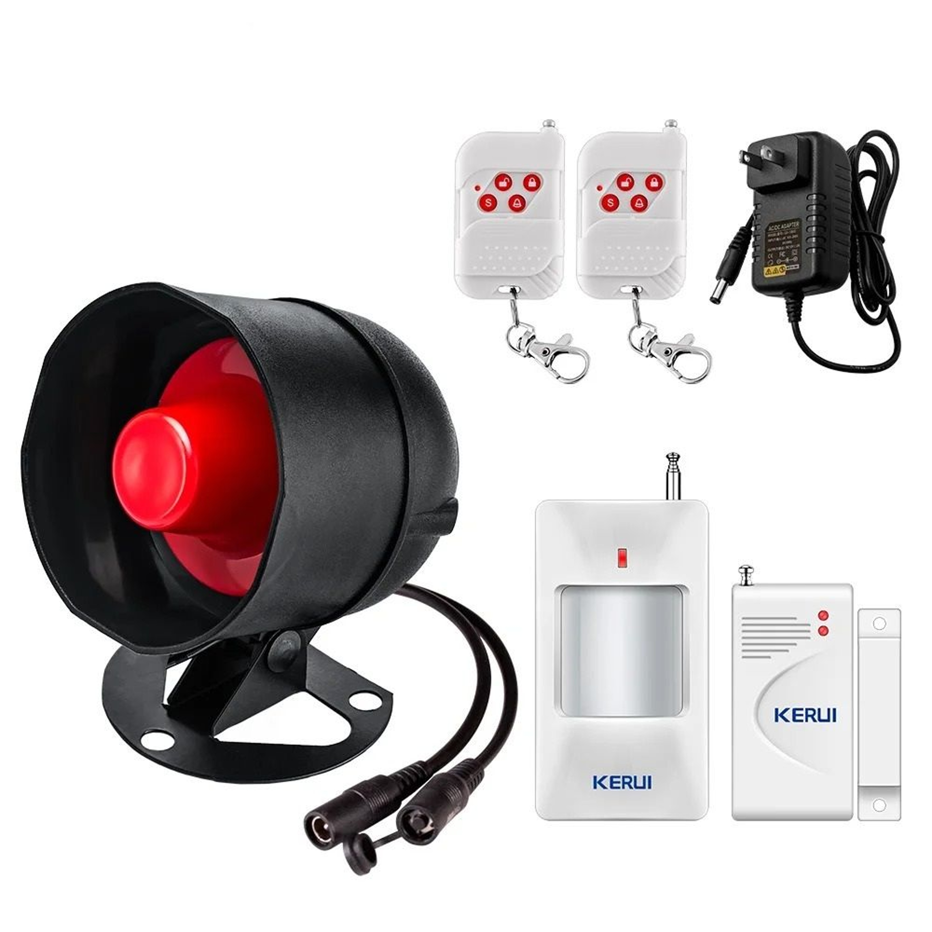 Standalone Wireless Motion Siren  EasySetup Home  Garage Security Alarm 7