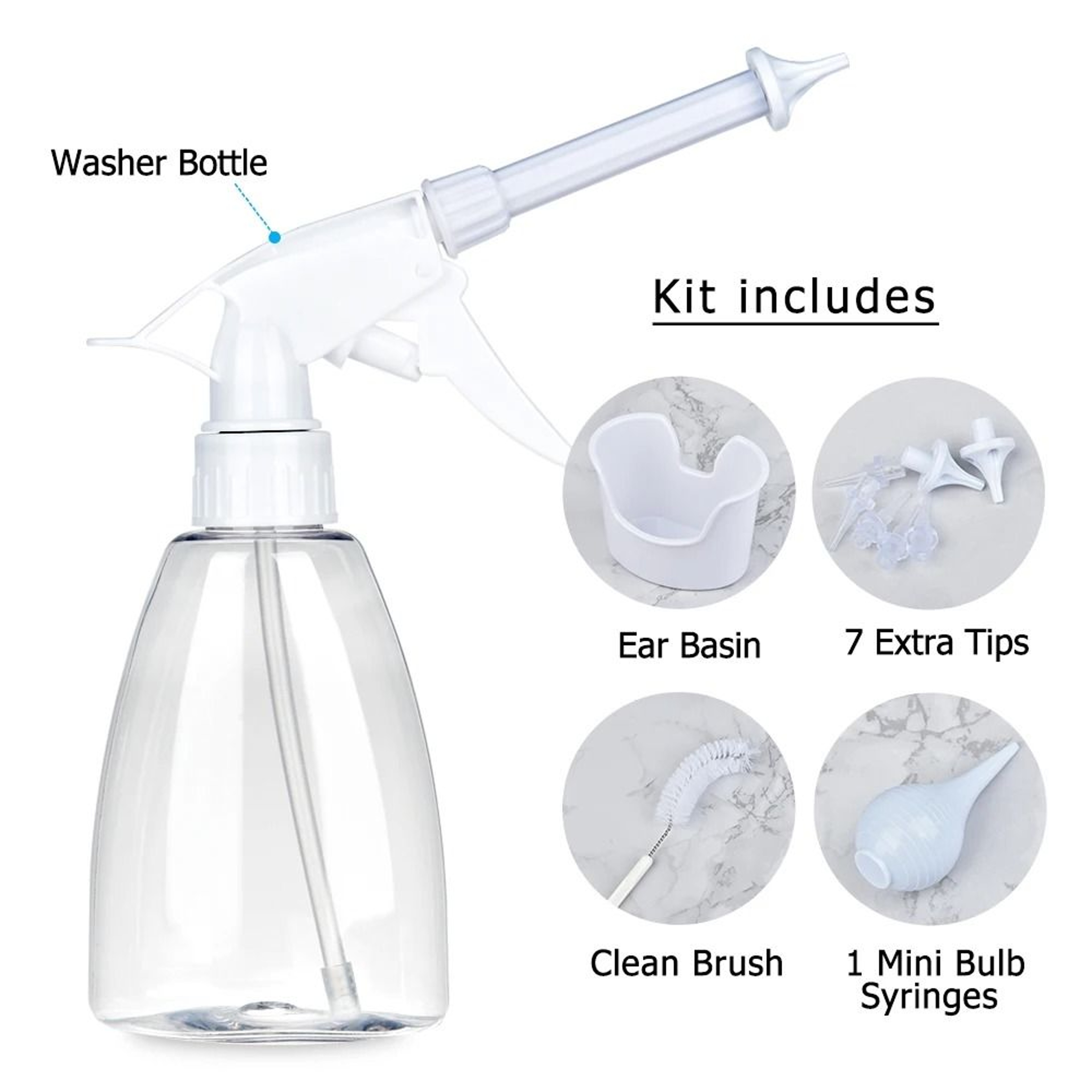 300ml Professional Ear Wax Removal Kit  Safe Water Irrigation System 3