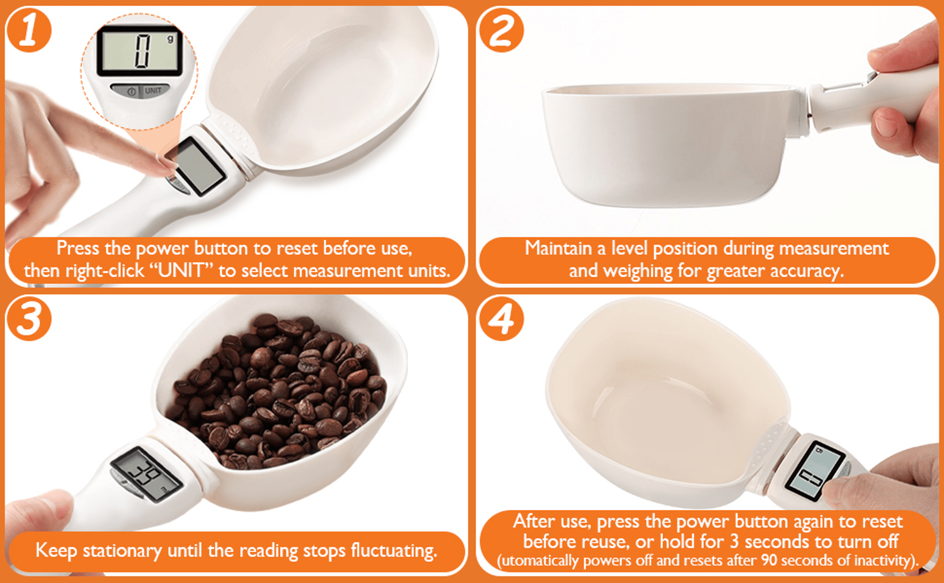 Digital Food Measuring Spoon Scale for Kitchen and Pet Food – view 14