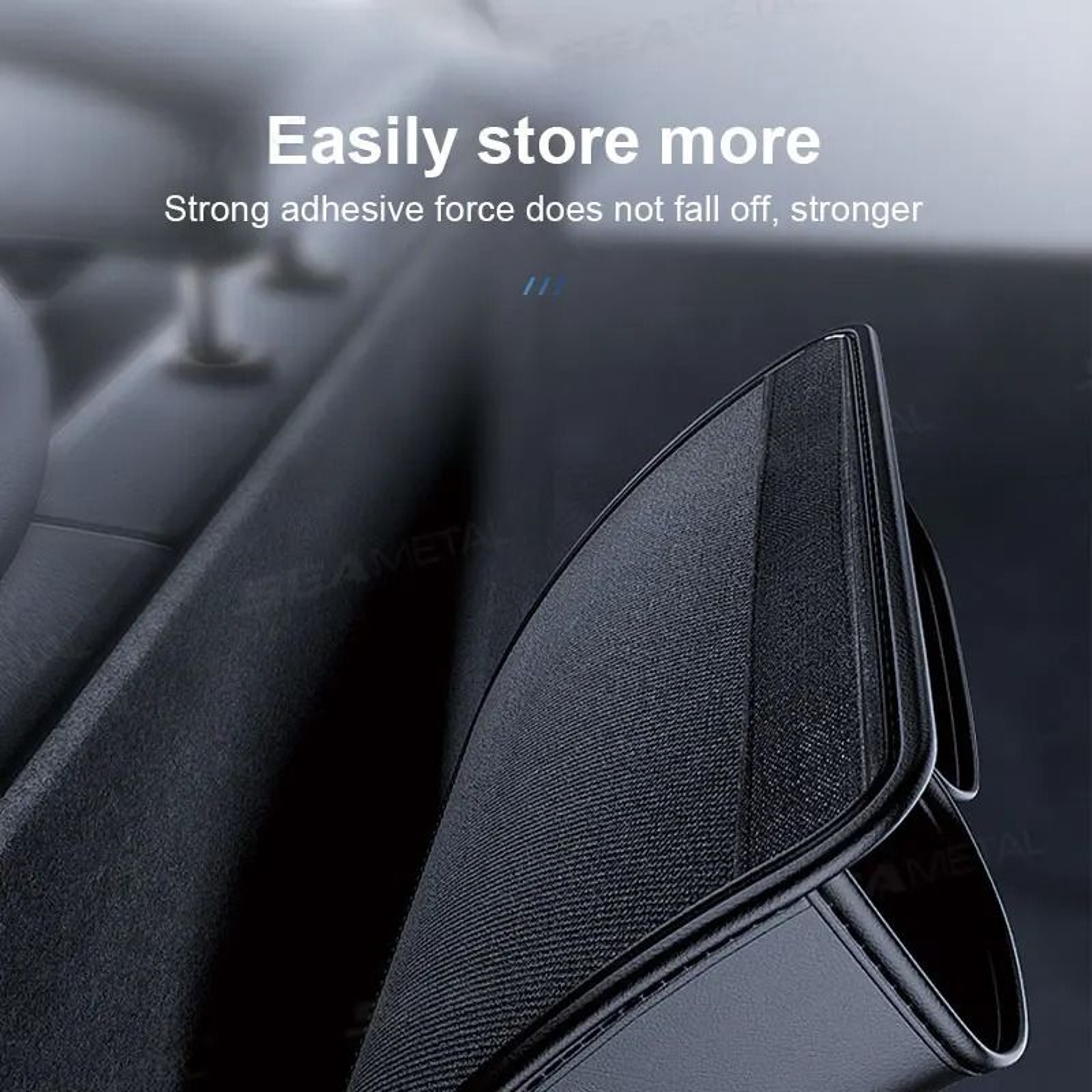 Premium Leatherette Car Trunk Organizer  HighCapacity Hanging Seat Back Storage 3
