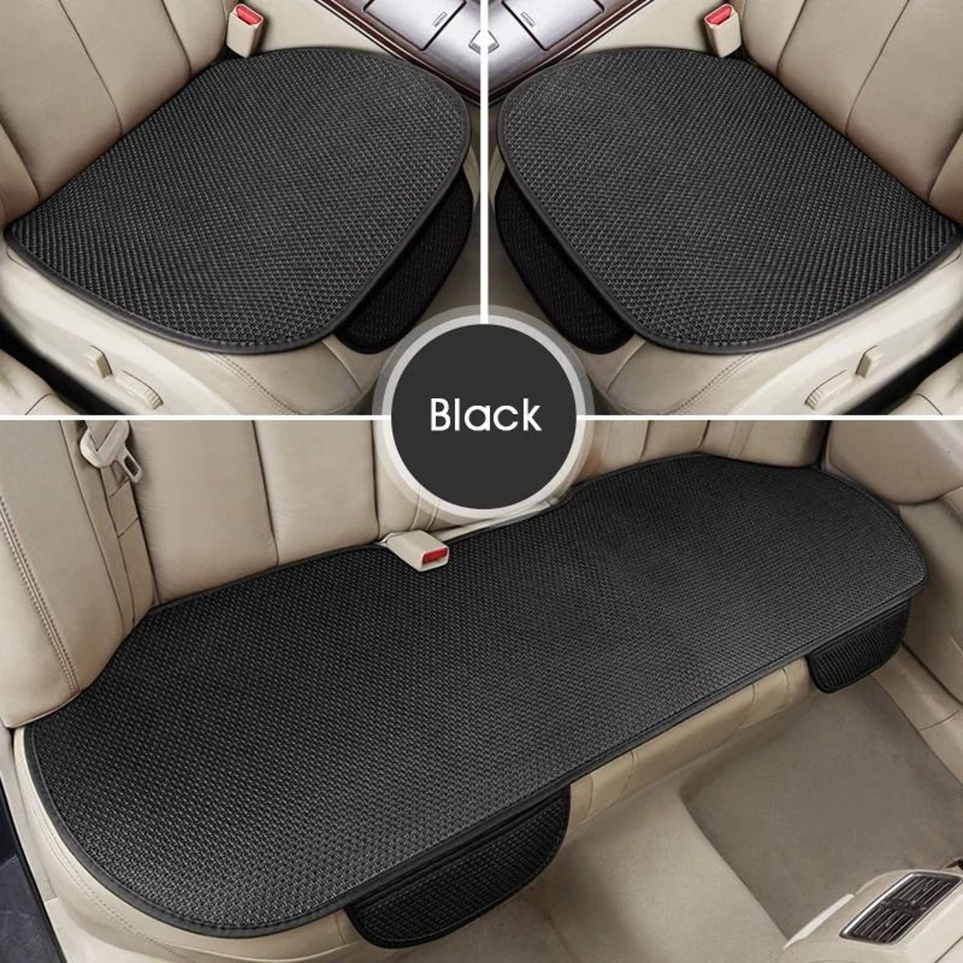 Ice Silk Breathable Car Seat Cushion  Summer Cooling  AntiSlip Protector 2