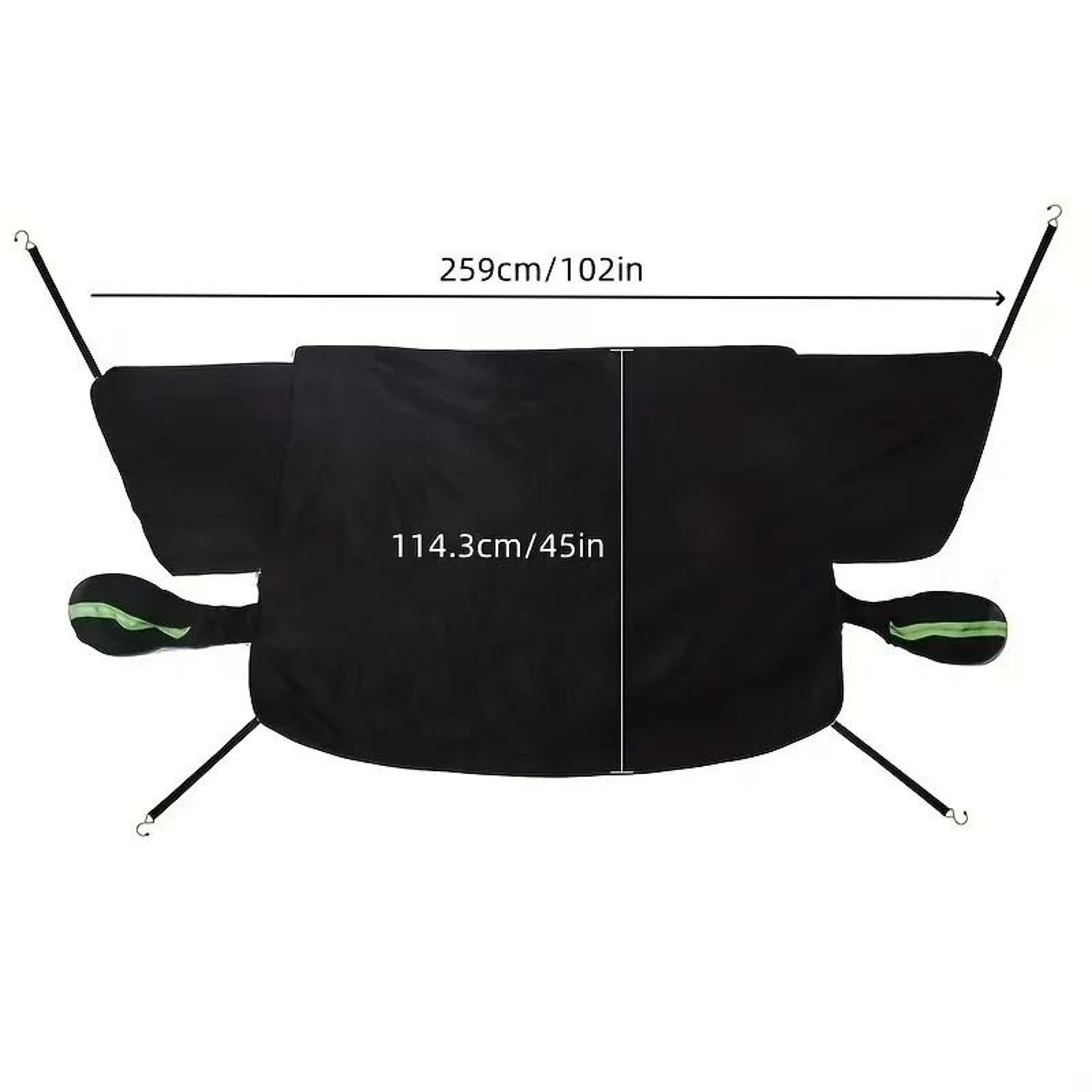 Thickened Aluminum Magnetic Car Snow Cover  AllWeather Oxford Cloth Windshield Protector 5