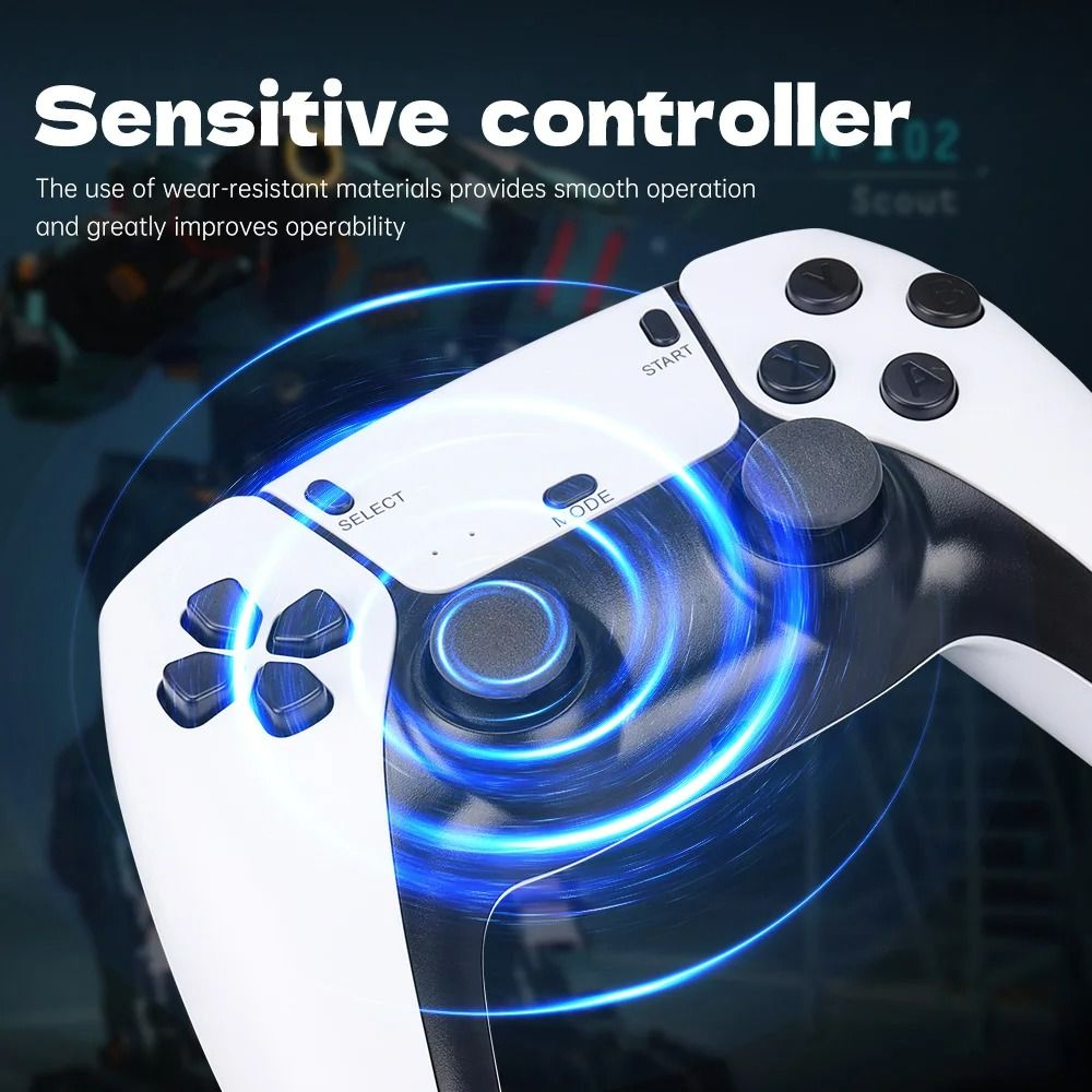 4K Ultra HD Retro Game Stick  20000 Classic Games With Dual 24G Wireless Controllers 4