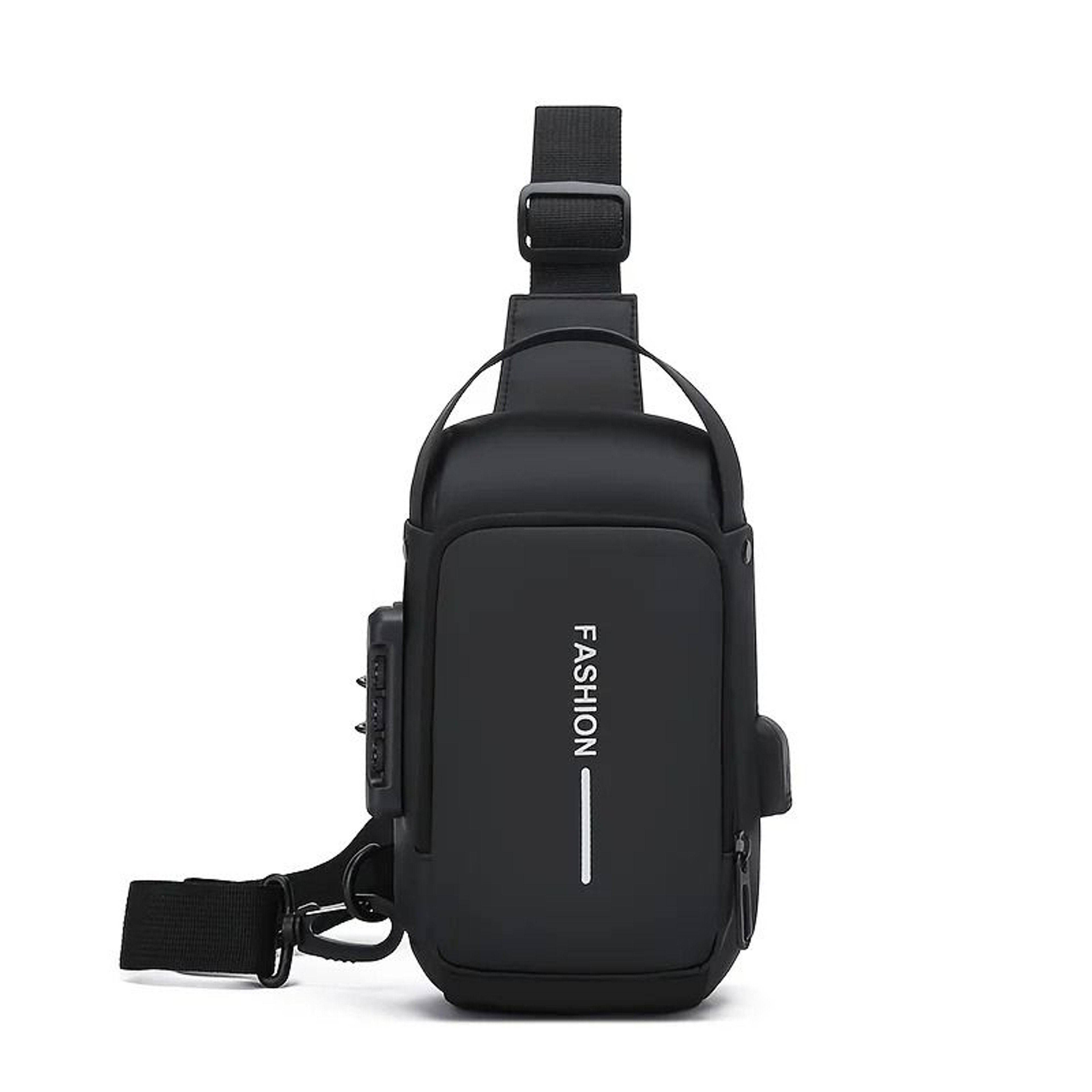 Durable Oxford Fabric Mens Sling Bag  Stylish Motorcycle Crossbody Chest Pack 8