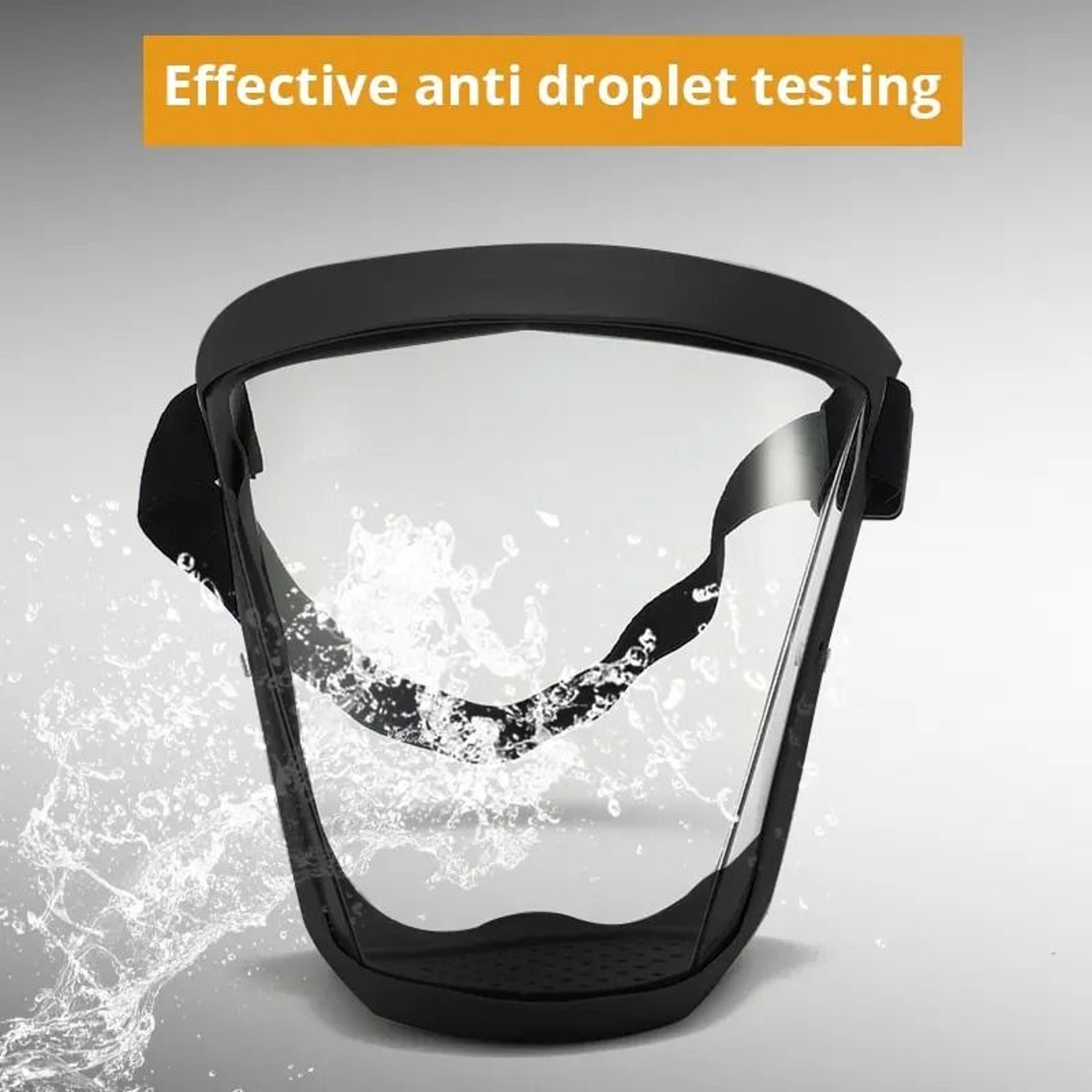 HD Transparent Safety Face Shield  Full Protection AntiFog  AntiSplash Mask 2