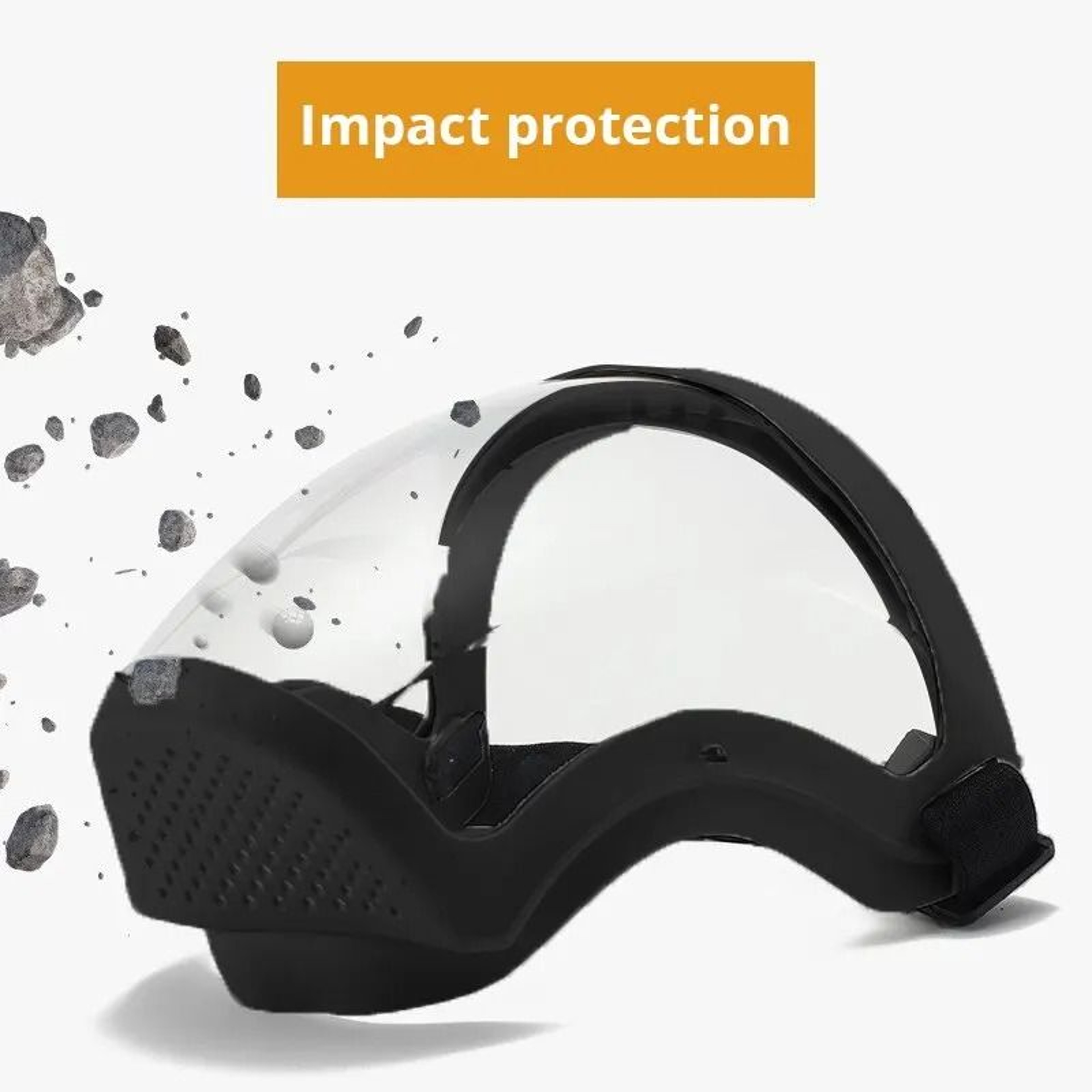 HD Transparent Safety Face Shield  Full Protection AntiFog  AntiSplash Mask 3