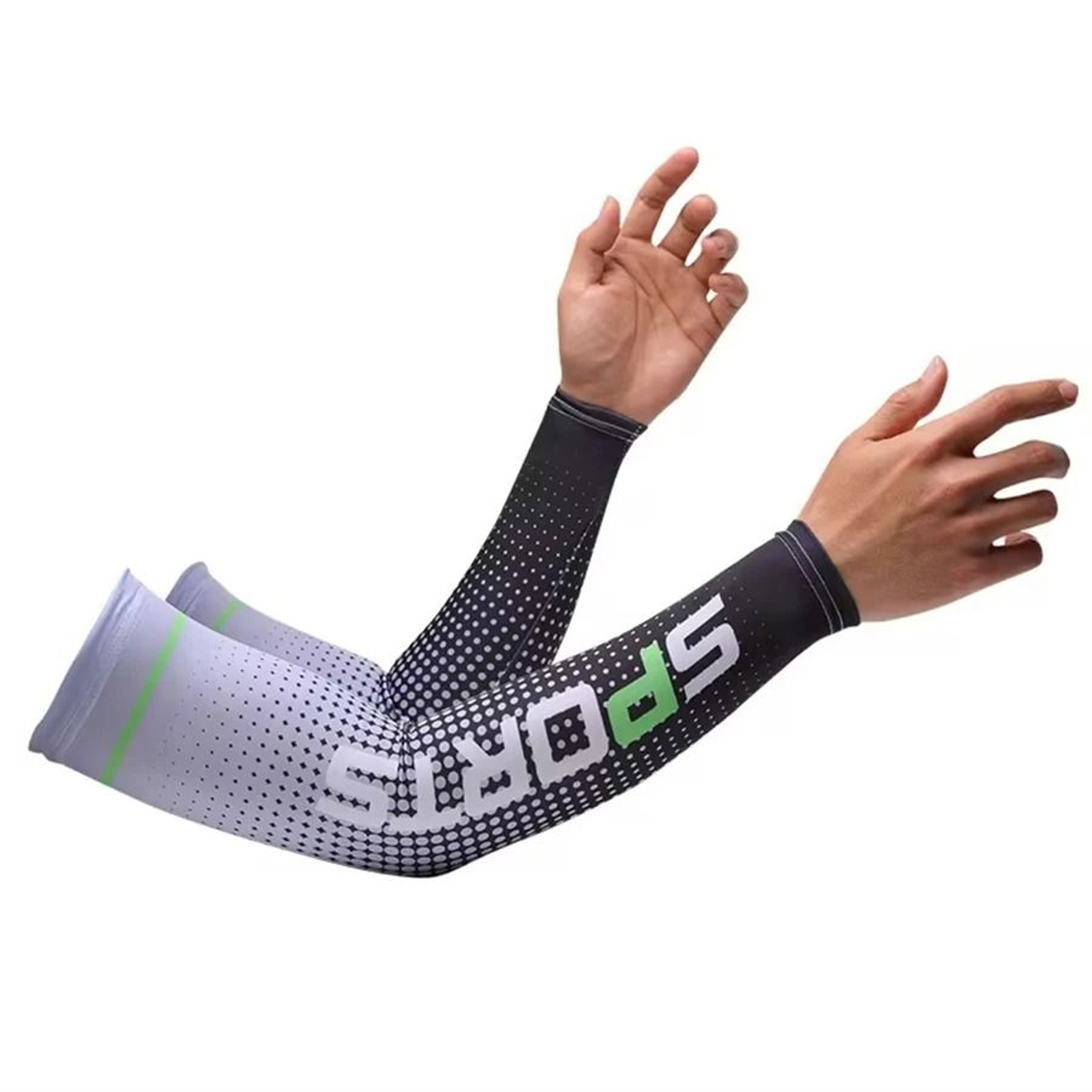 Summer Ice Silk Sunscreen Sleeves  Cooling UV Protection  AntiSlip Arm Covers 6