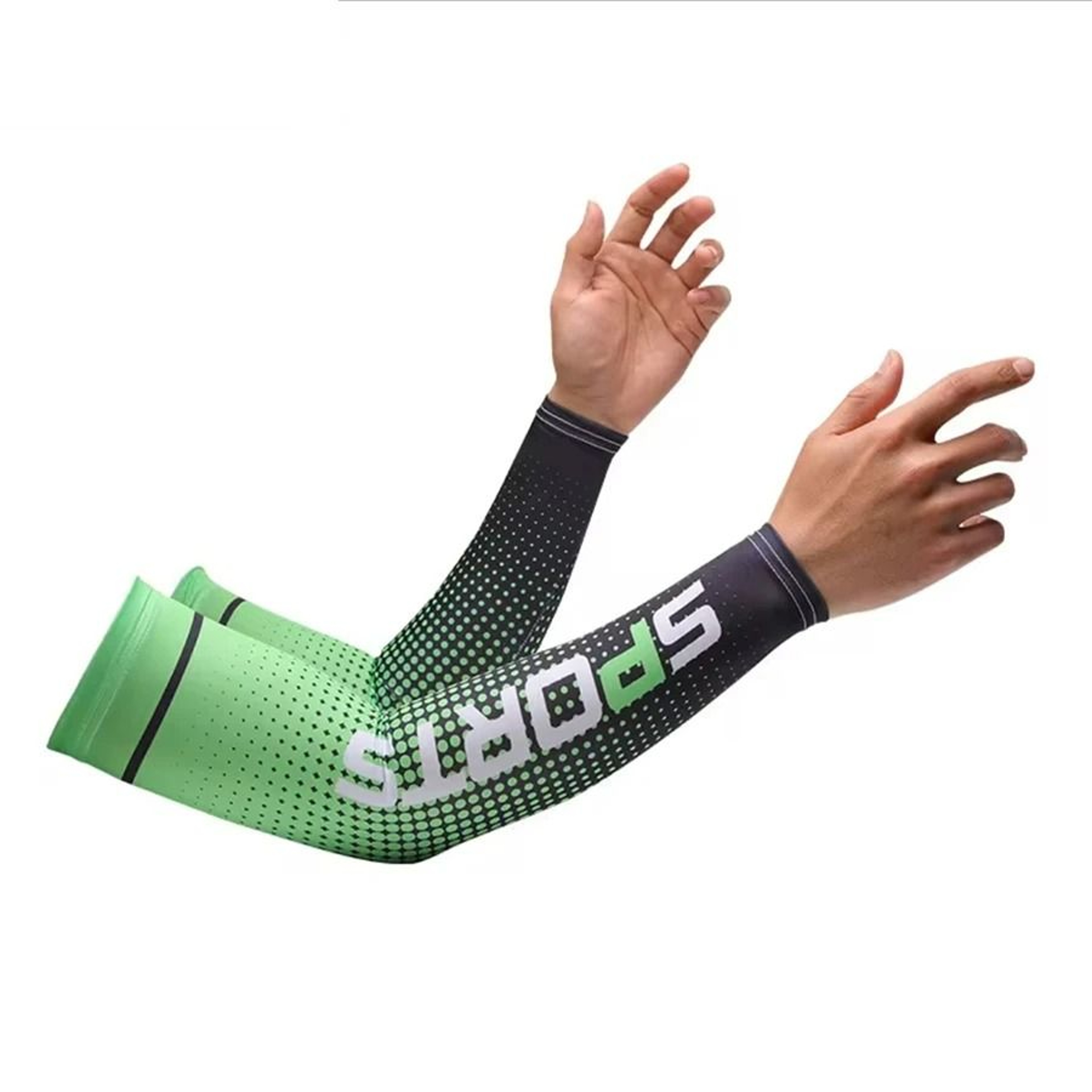 Summer Ice Silk Sunscreen Sleeves  Cooling UV Protection  AntiSlip Arm Covers 7