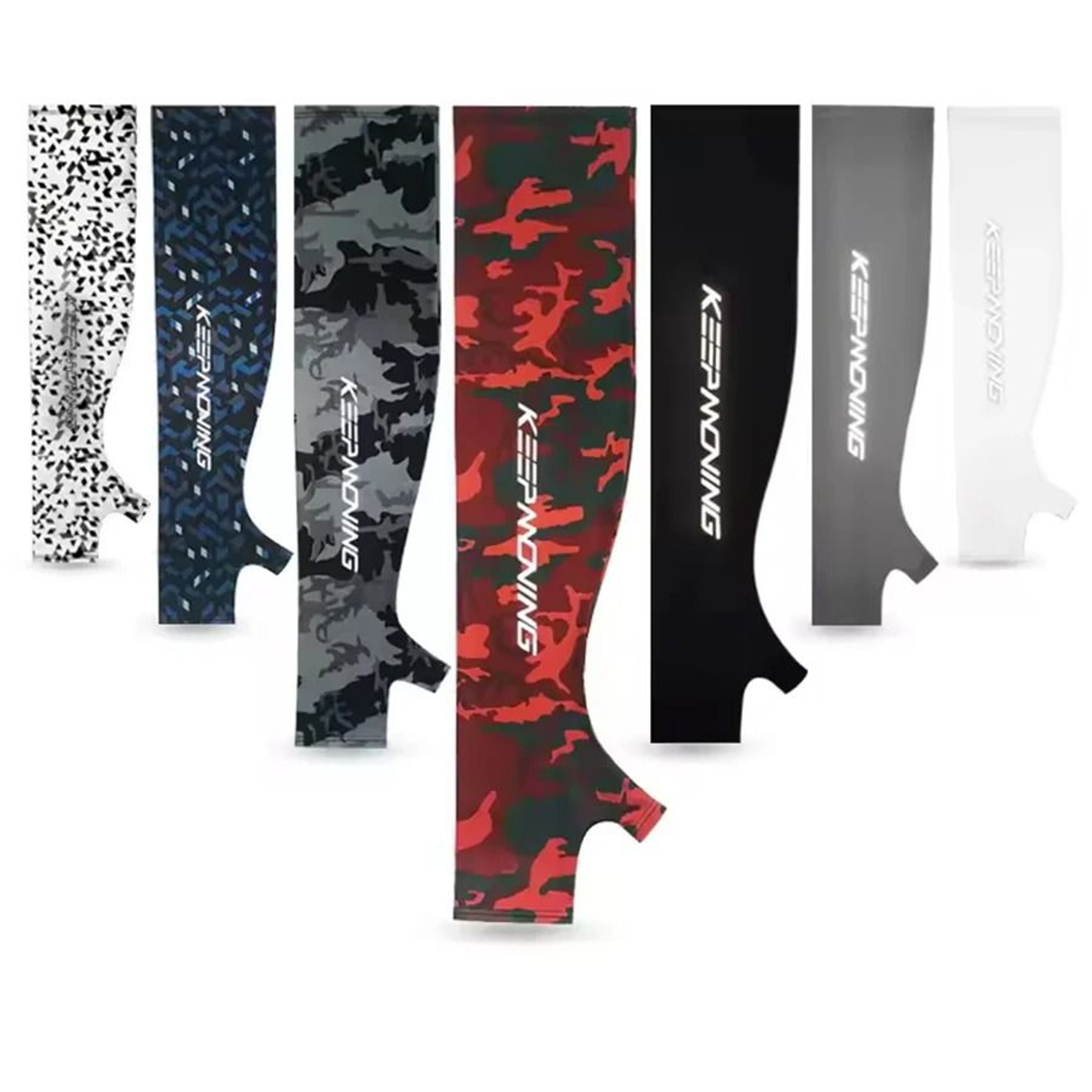 Summer Ice Silk Cooling Arm Sleeves  UV Sun Protection Camouflage Sports Cuffs 4