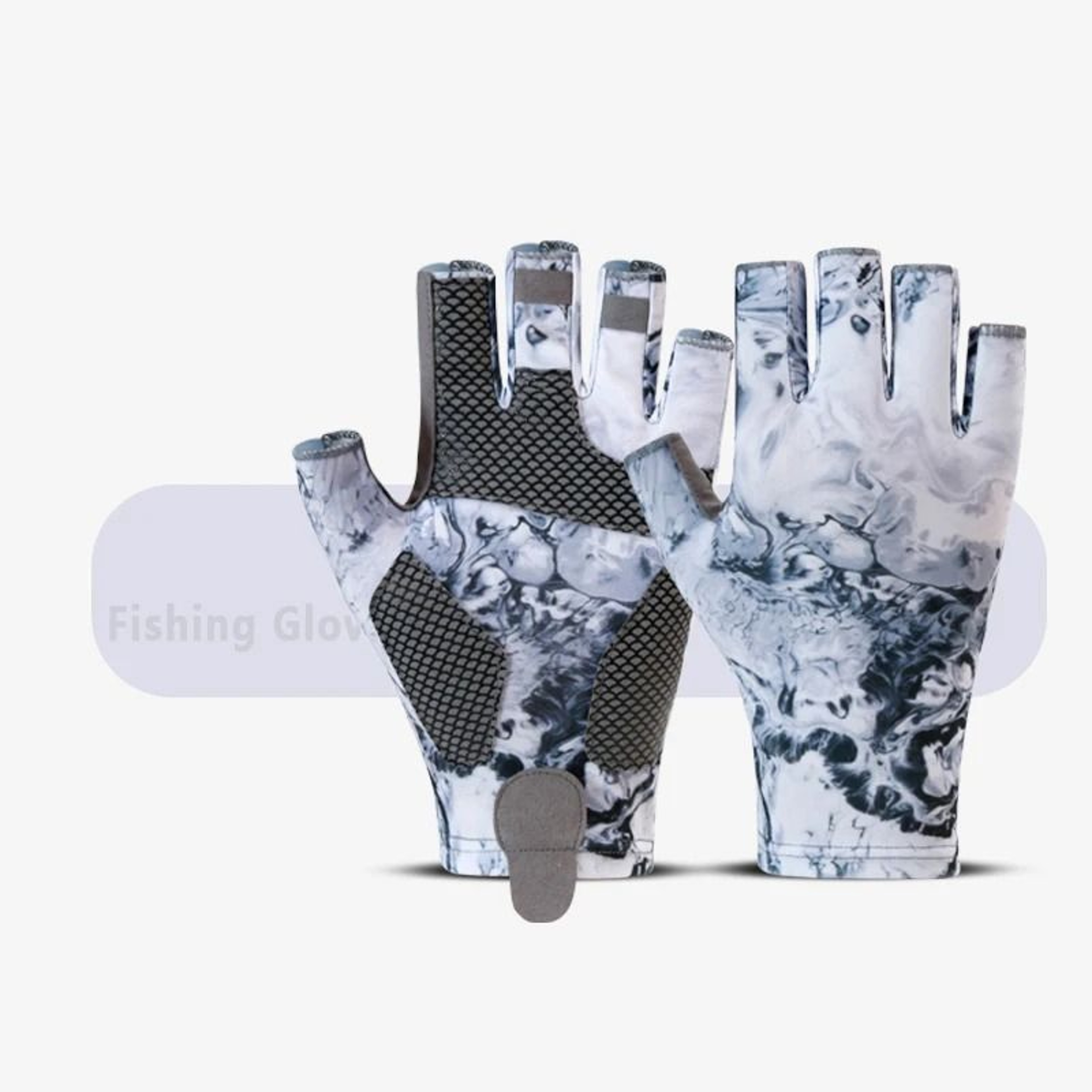 Summer Fishing Gloves  HalfFinger AntiSlip  QuickDrying Sun Protection 7