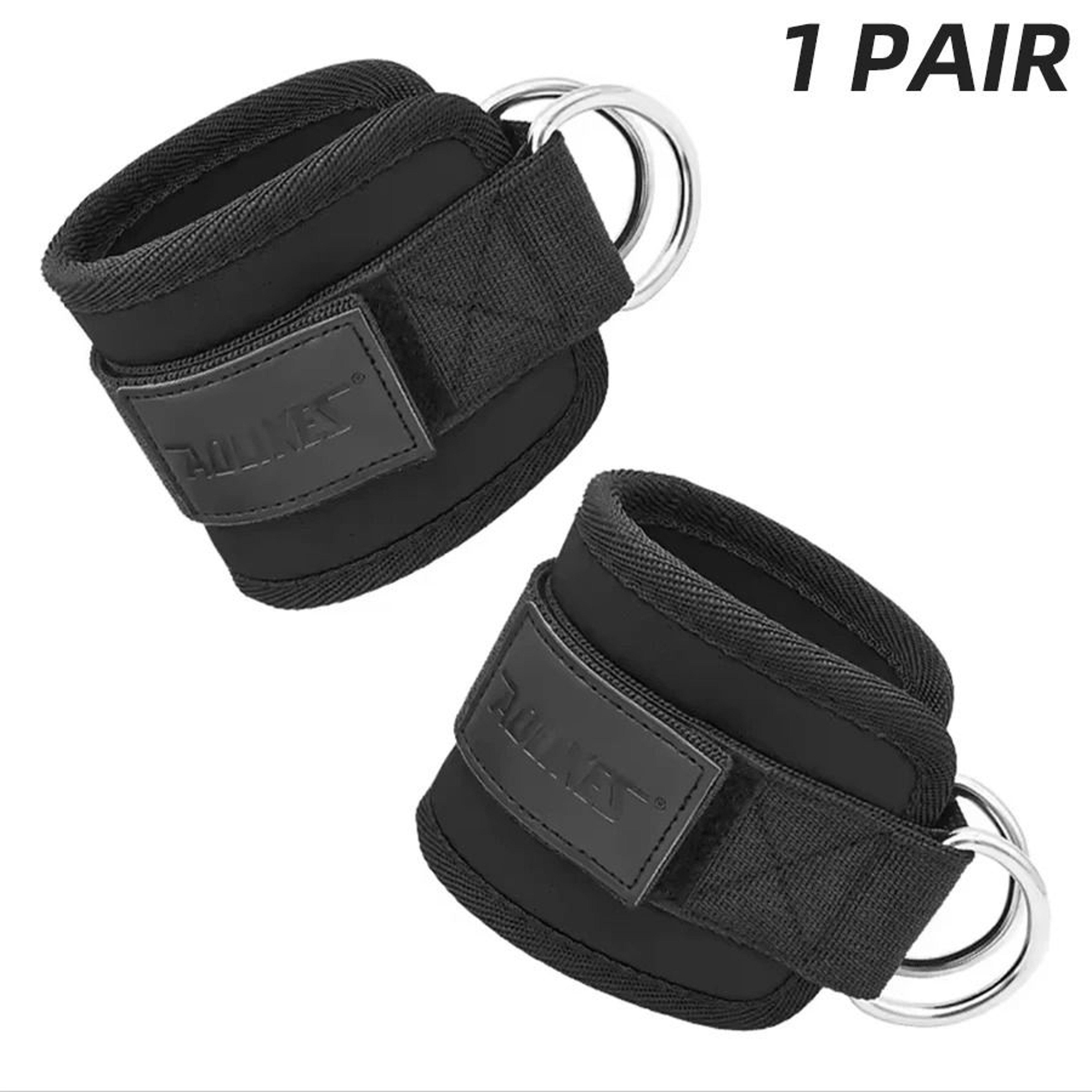 Adjustable Padded Ankle Cuffs For Glute Kickbacks  Cable Machine Workouts 8