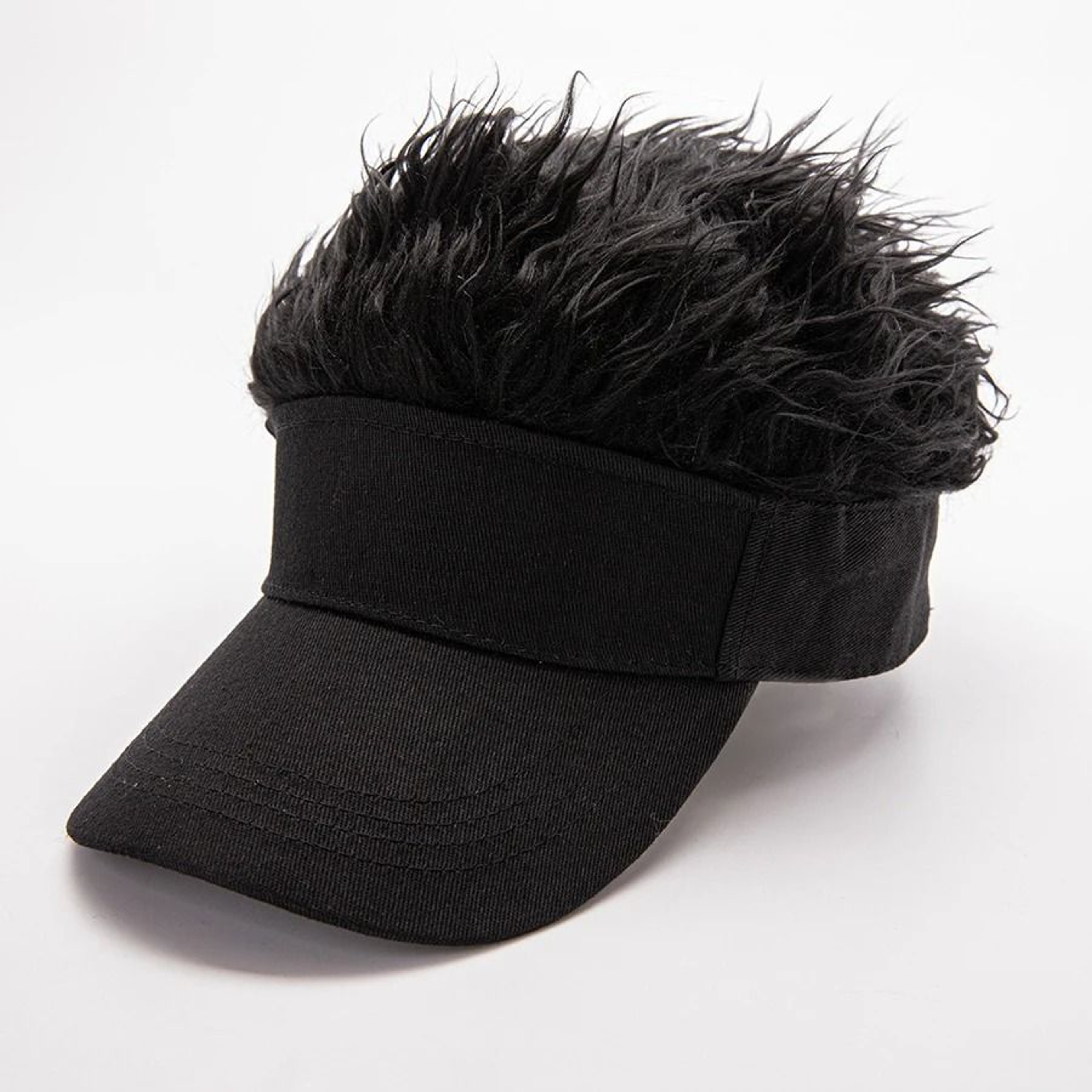 Fun Flare Performance Baseball Hat With Integrated Hair 9