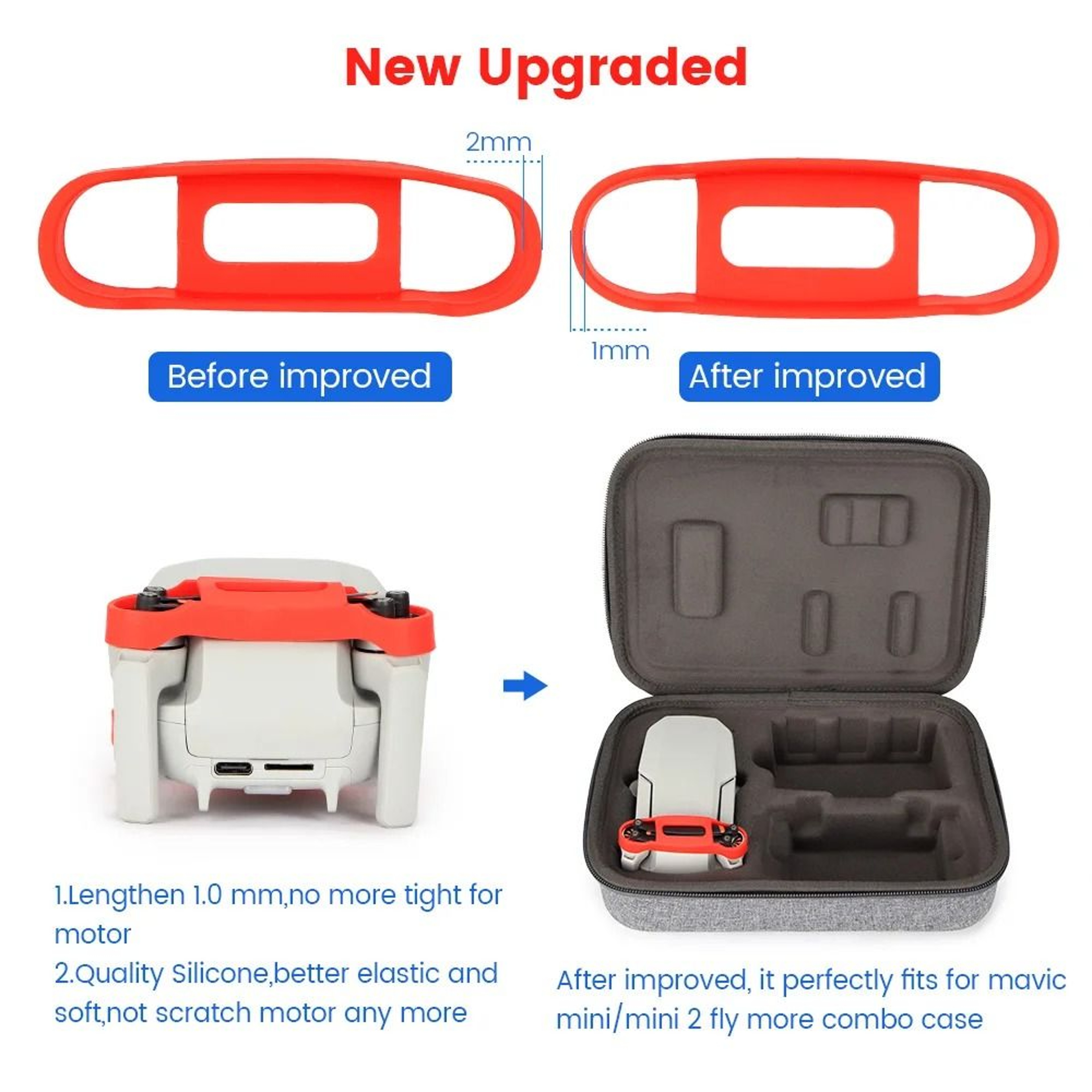 Upgrade Quick Release Silicone Propeller Stabilizer 5