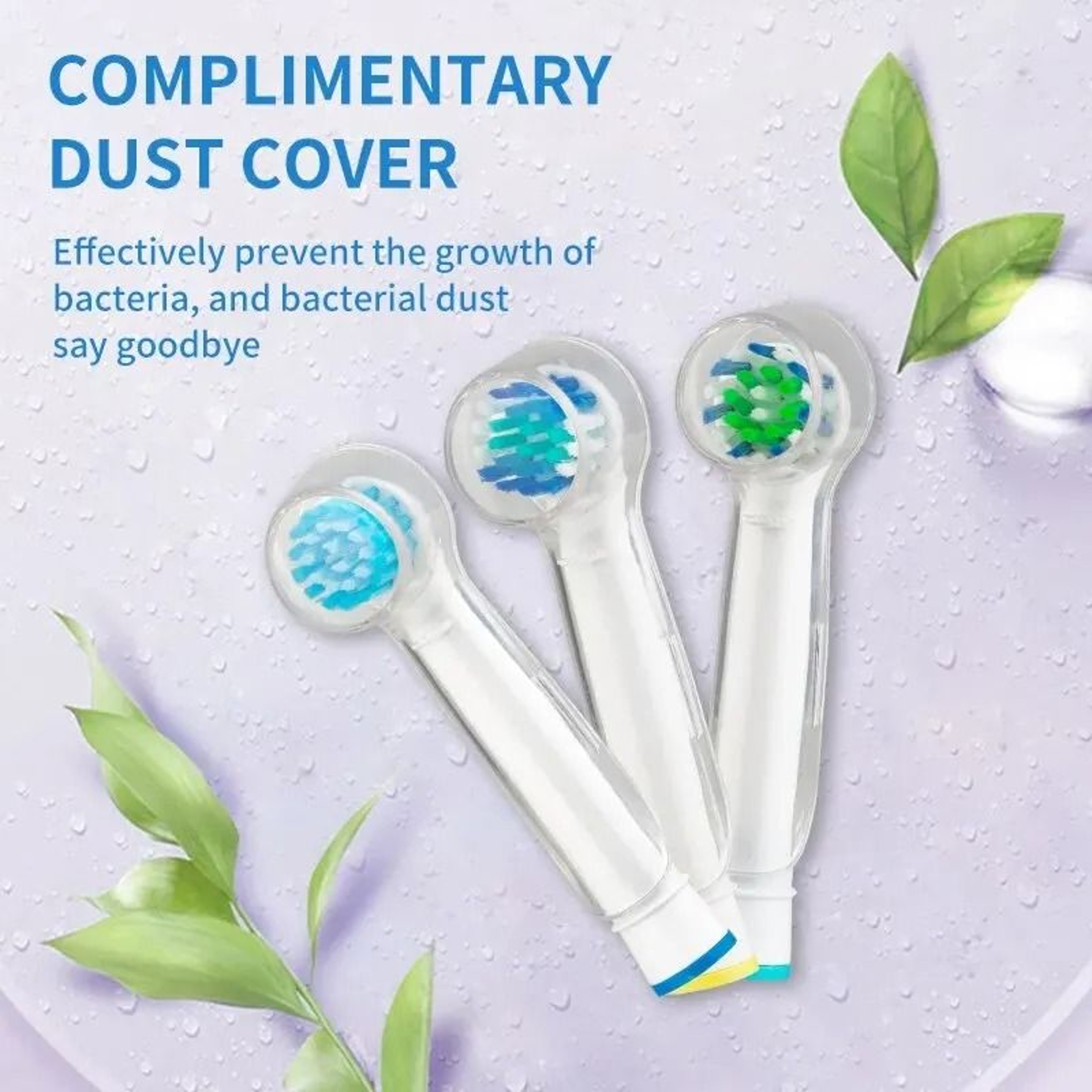 Universal Precision Clean Replacement Brush Heads For OralB 4Piece Set 3