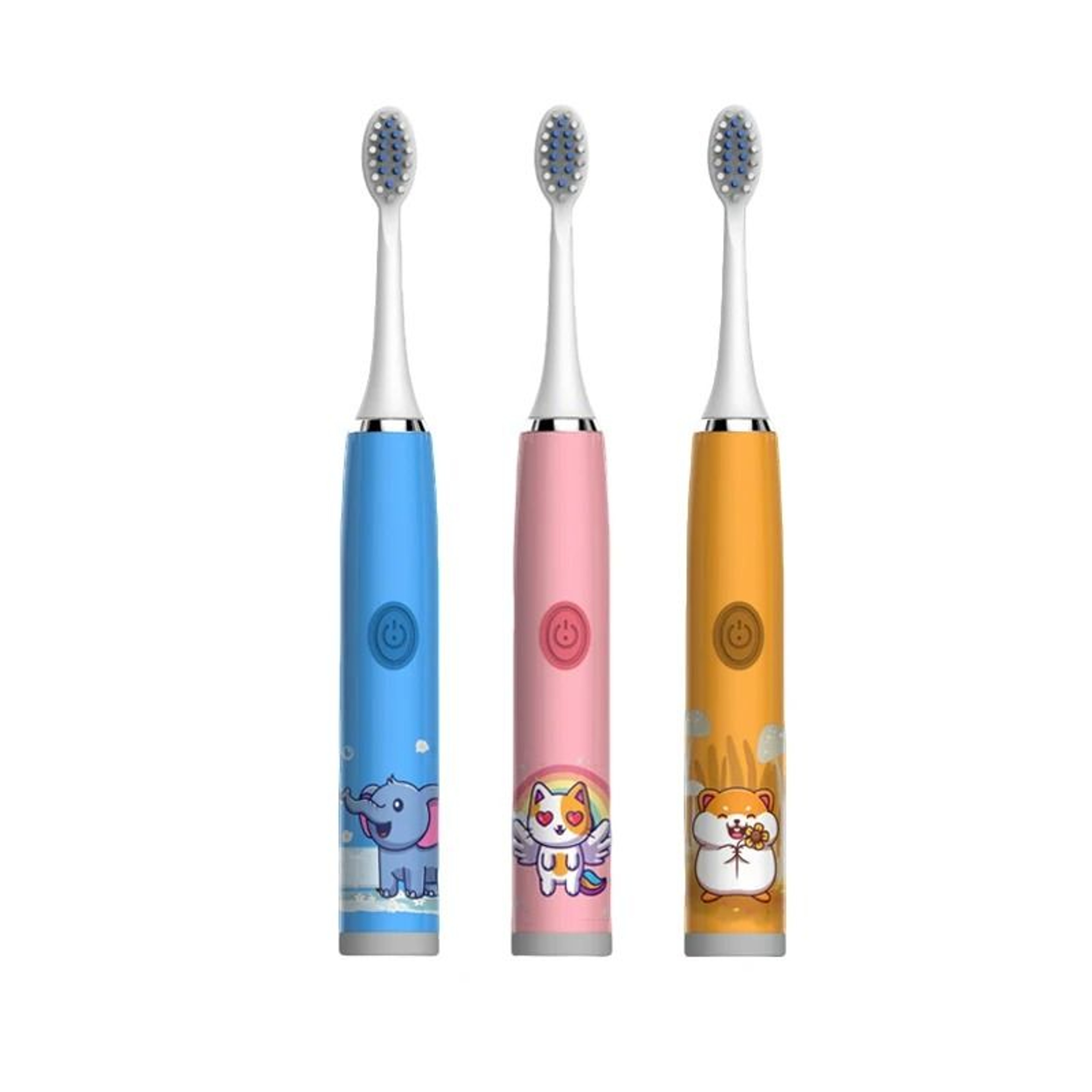 Childrens Sonic Electric Toothbrush  Colorful Cartoon Design For Kids  USB Rechargeable  Waterproof 5