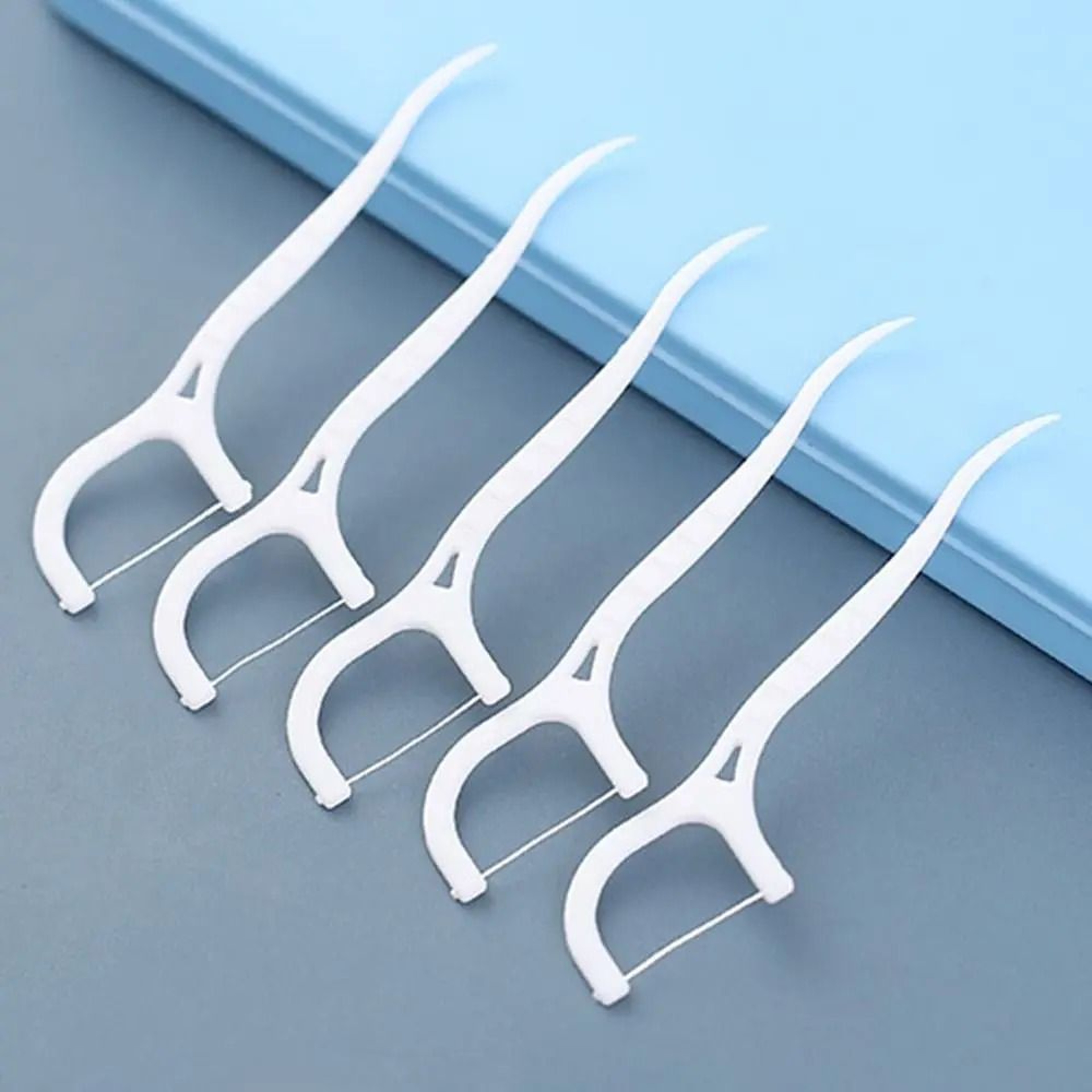 Professional UltraFine Flat Dental Floss Picks  50100 Pcs Bulk Hygiene Set 3