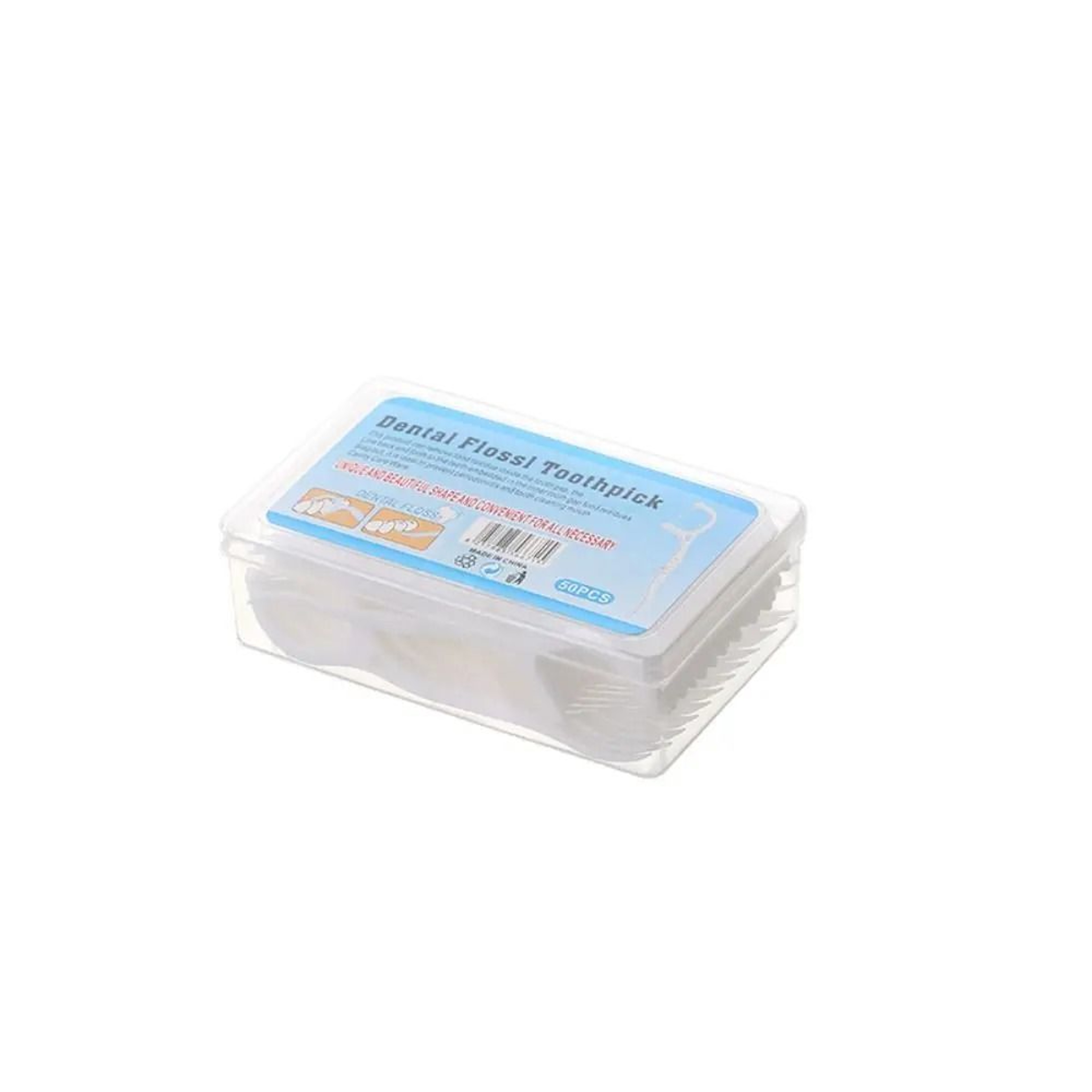 Professional UltraFine Flat Dental Floss Picks  50100 Pcs Bulk Hygiene Set 6