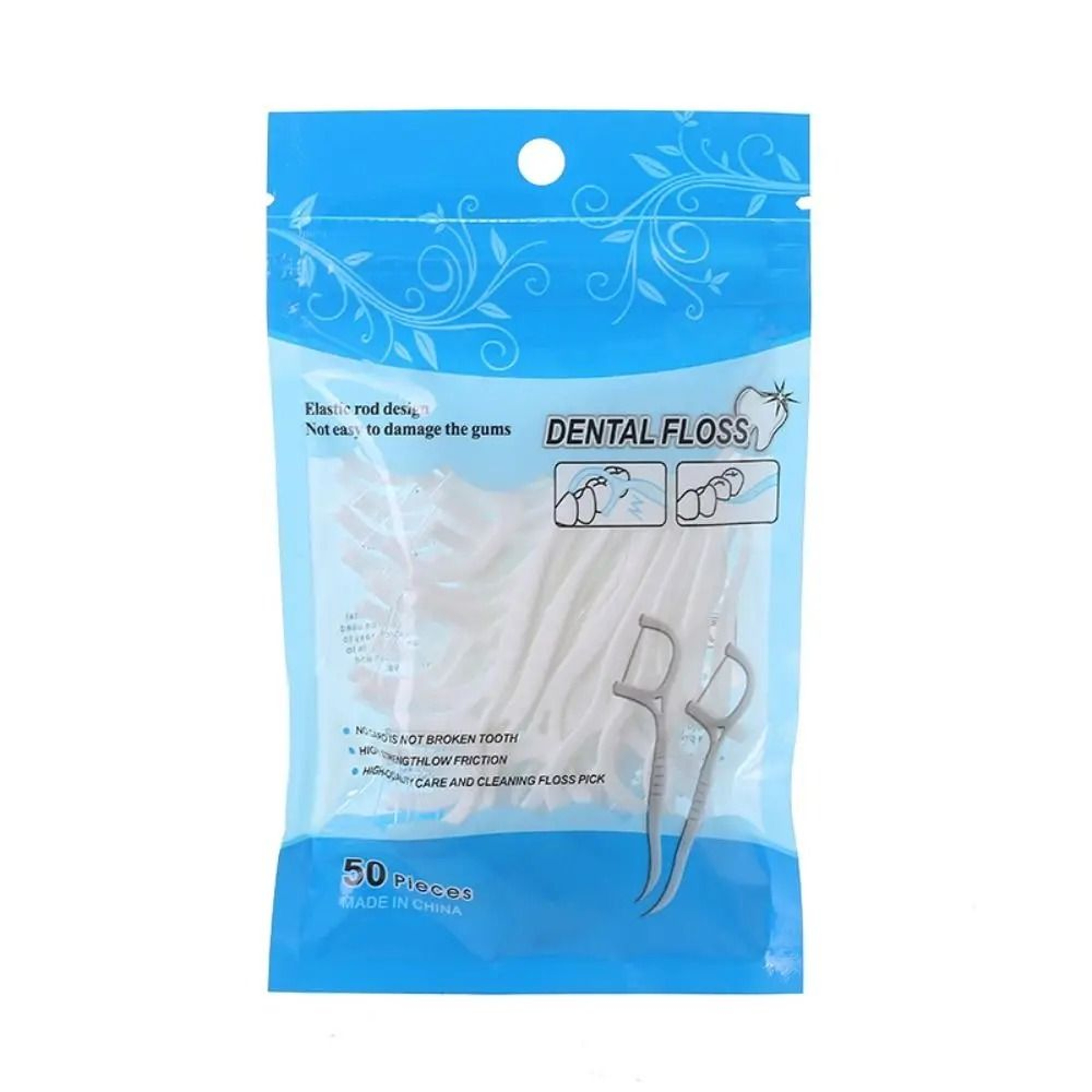 Professional UltraFine Flat Dental Floss Picks  50100 Pcs Bulk Hygiene Set 7