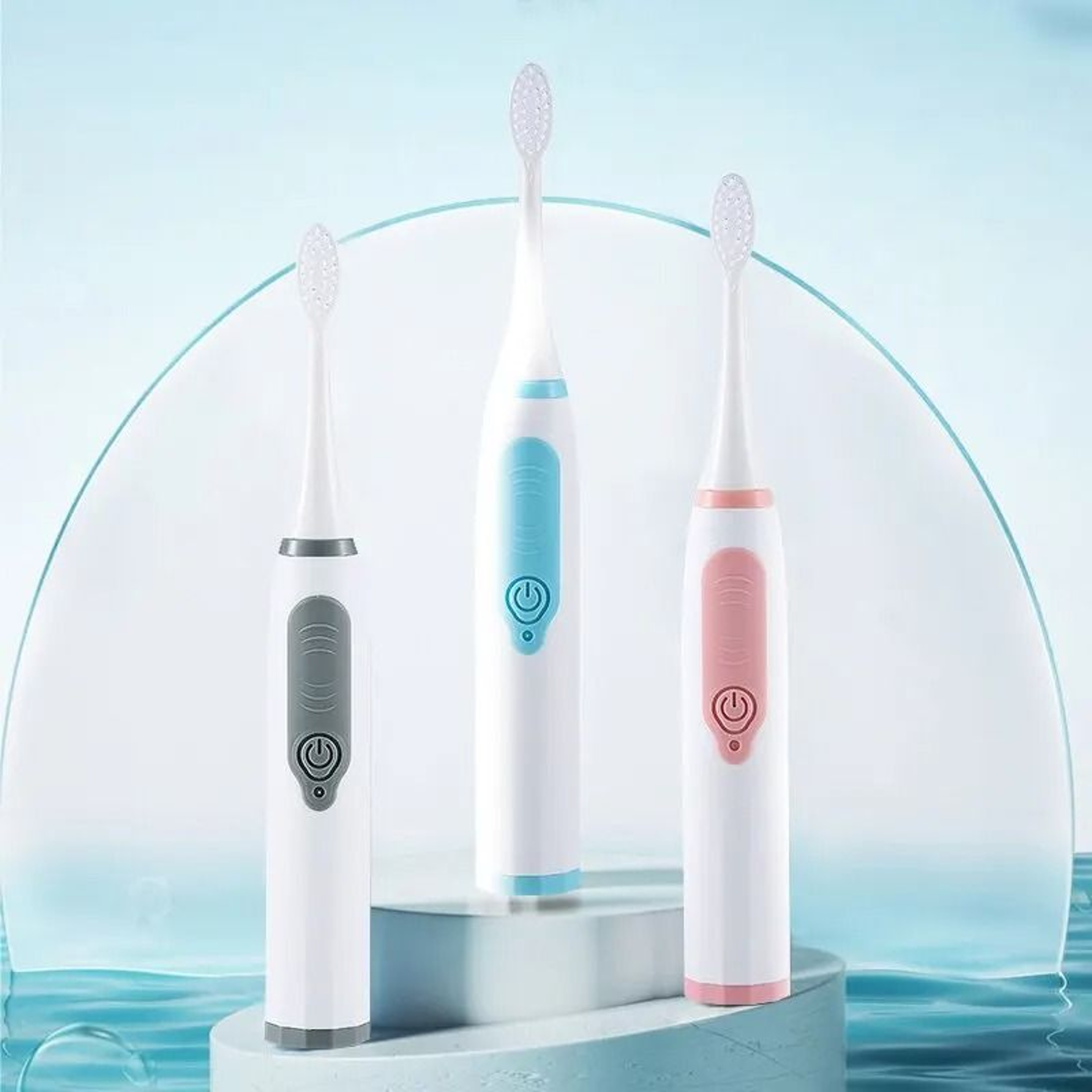 Essential Household Sonic Toothbrush  IPX6 Waterproof  Gentle Soft Hair Bristles 1