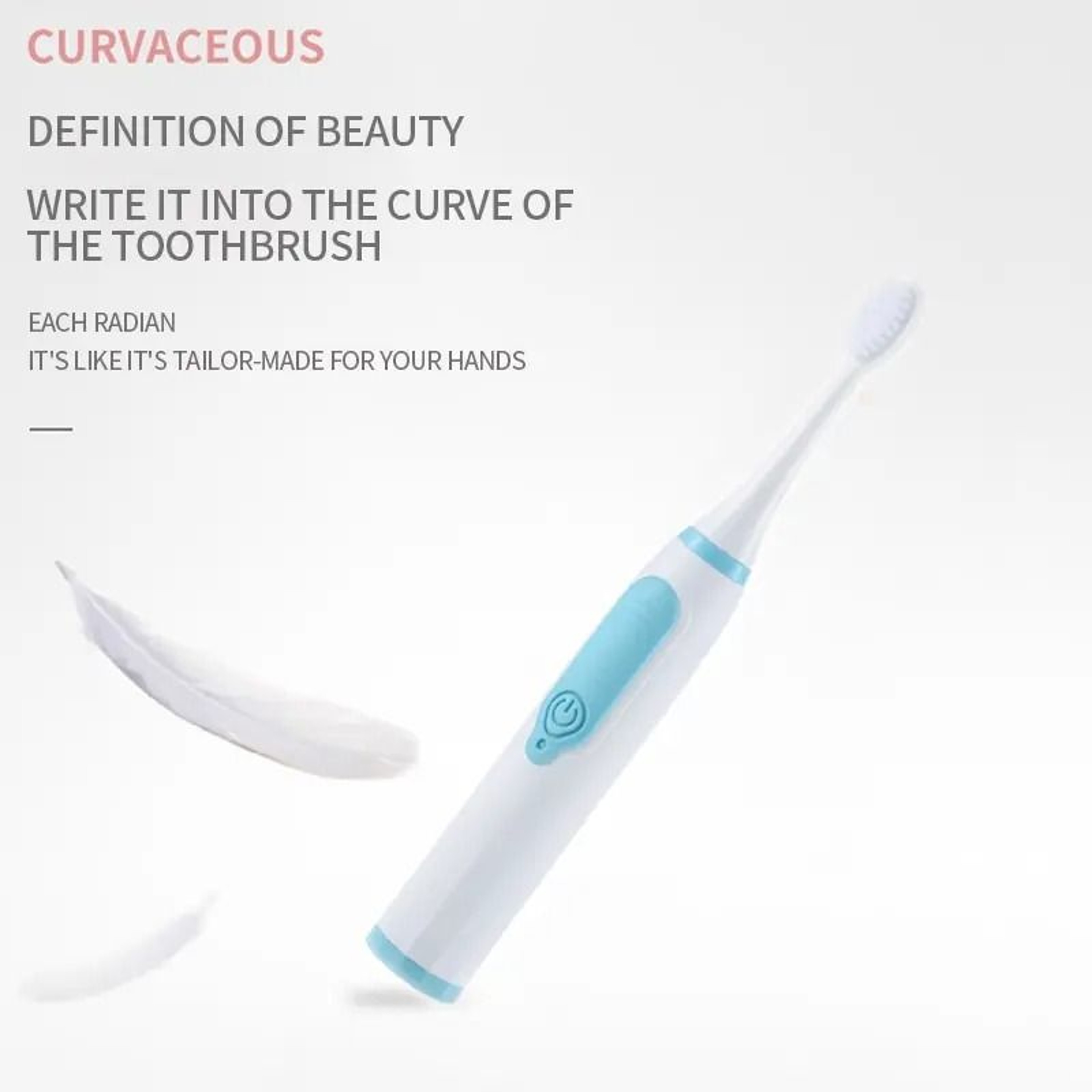 Essential Household Sonic Toothbrush  IPX6 Waterproof  Gentle Soft Hair Bristles 2