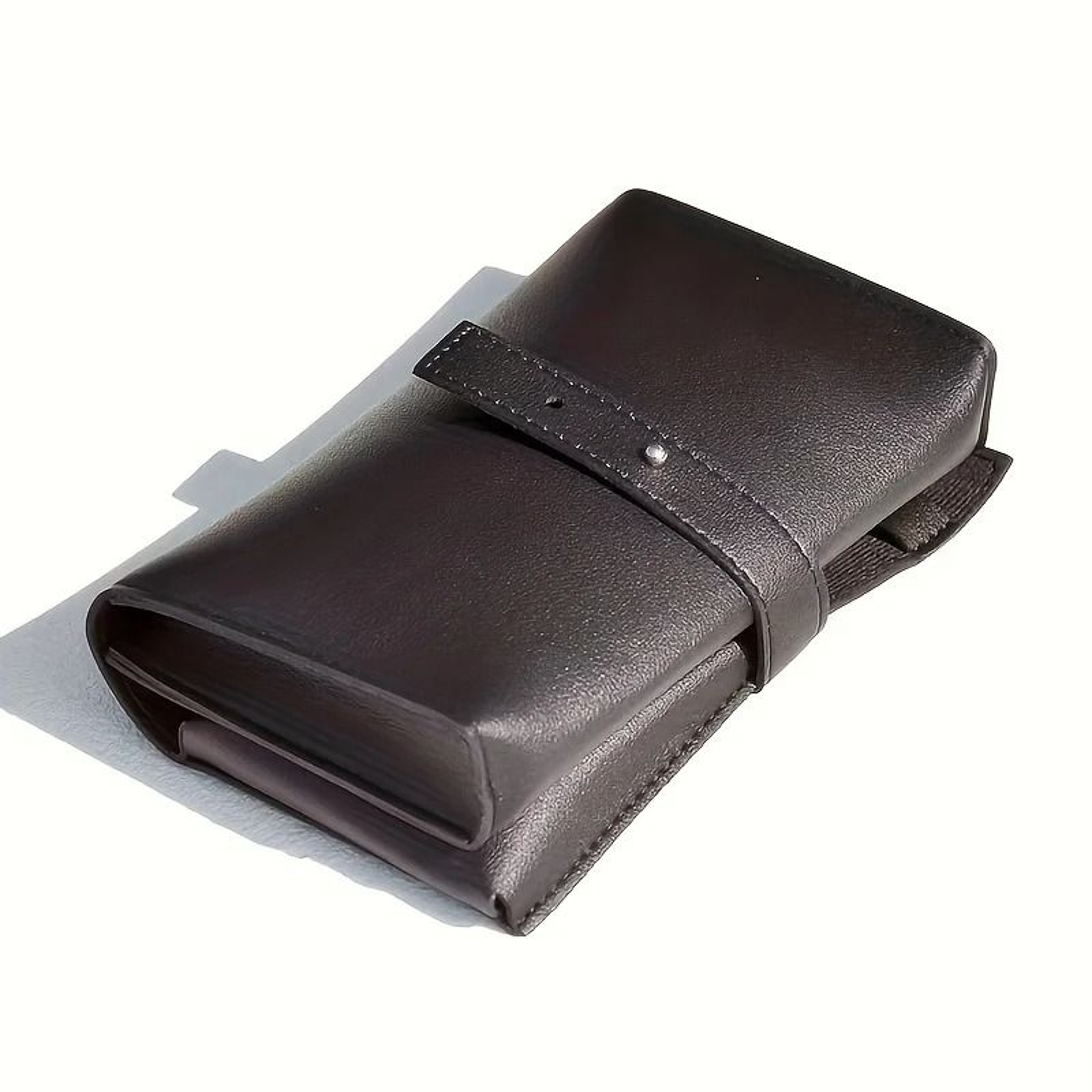 Premium PU Leather MultiCompartment Organizer  Portable Tech  School Accessories Case 5