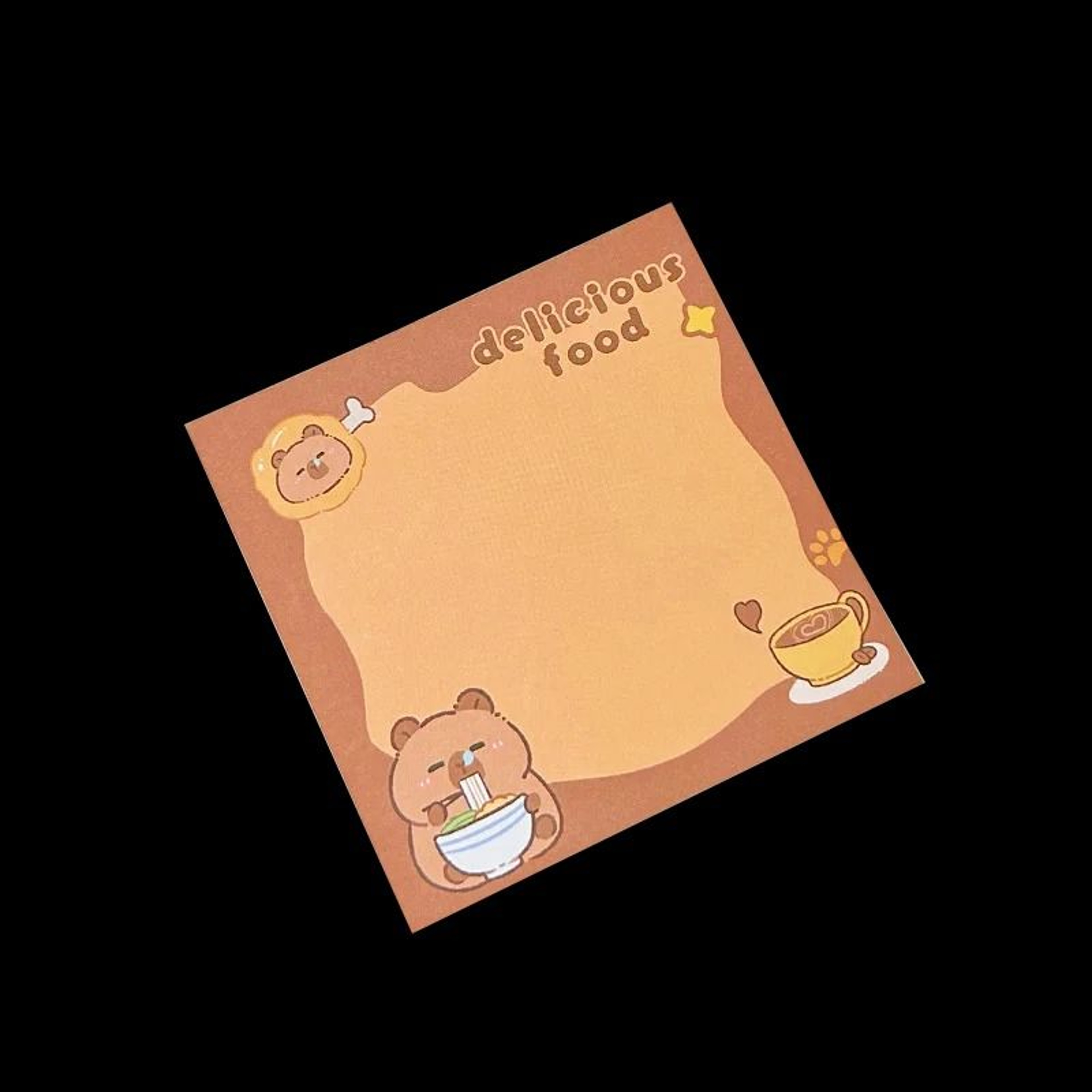 Kawaii Capybara Memo Pad  Sticker Set  200PCS Creative School  Office Supplies 9