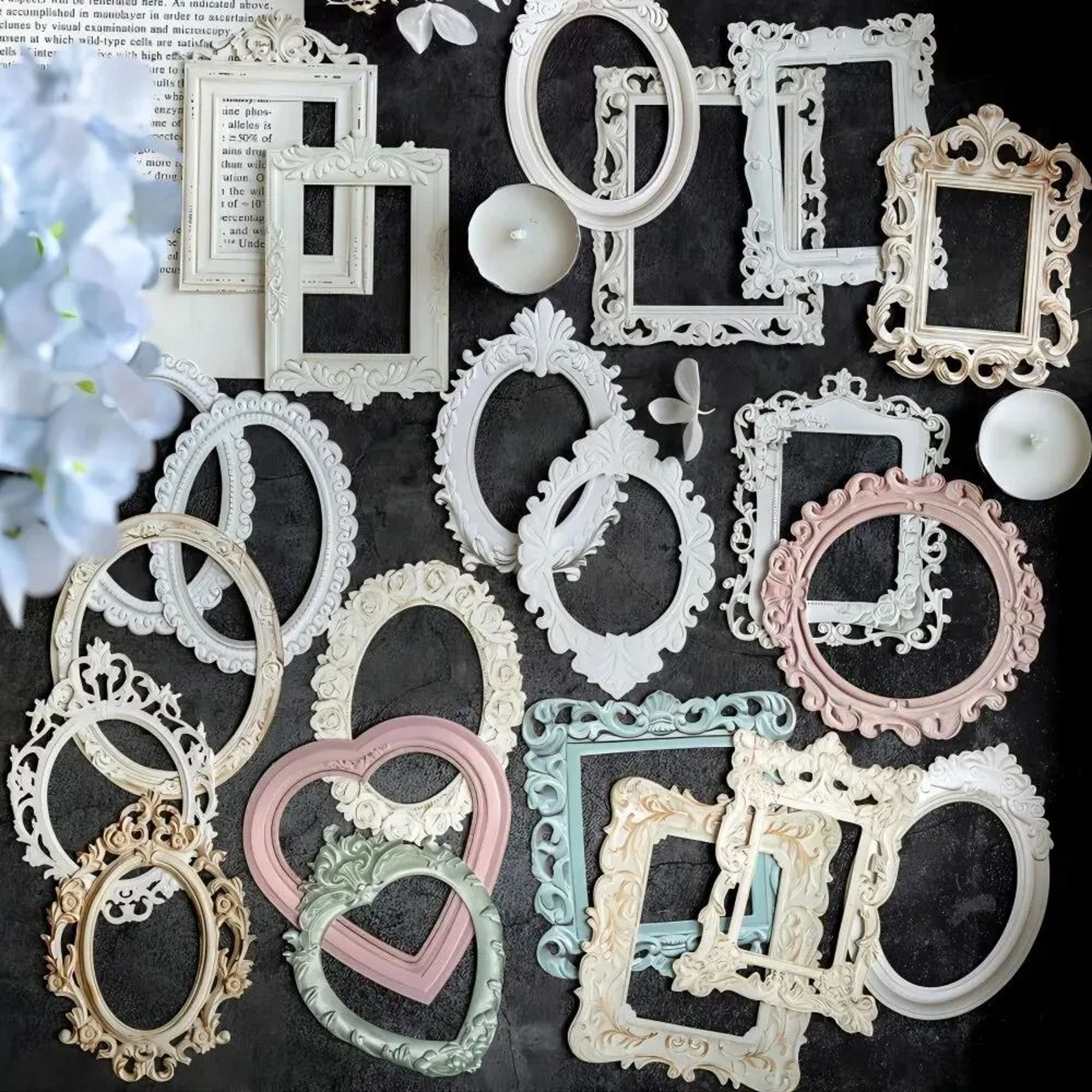 Retro Architectural Hollow Relief Cardstock  10 Sheets DIY Creative Materials 6