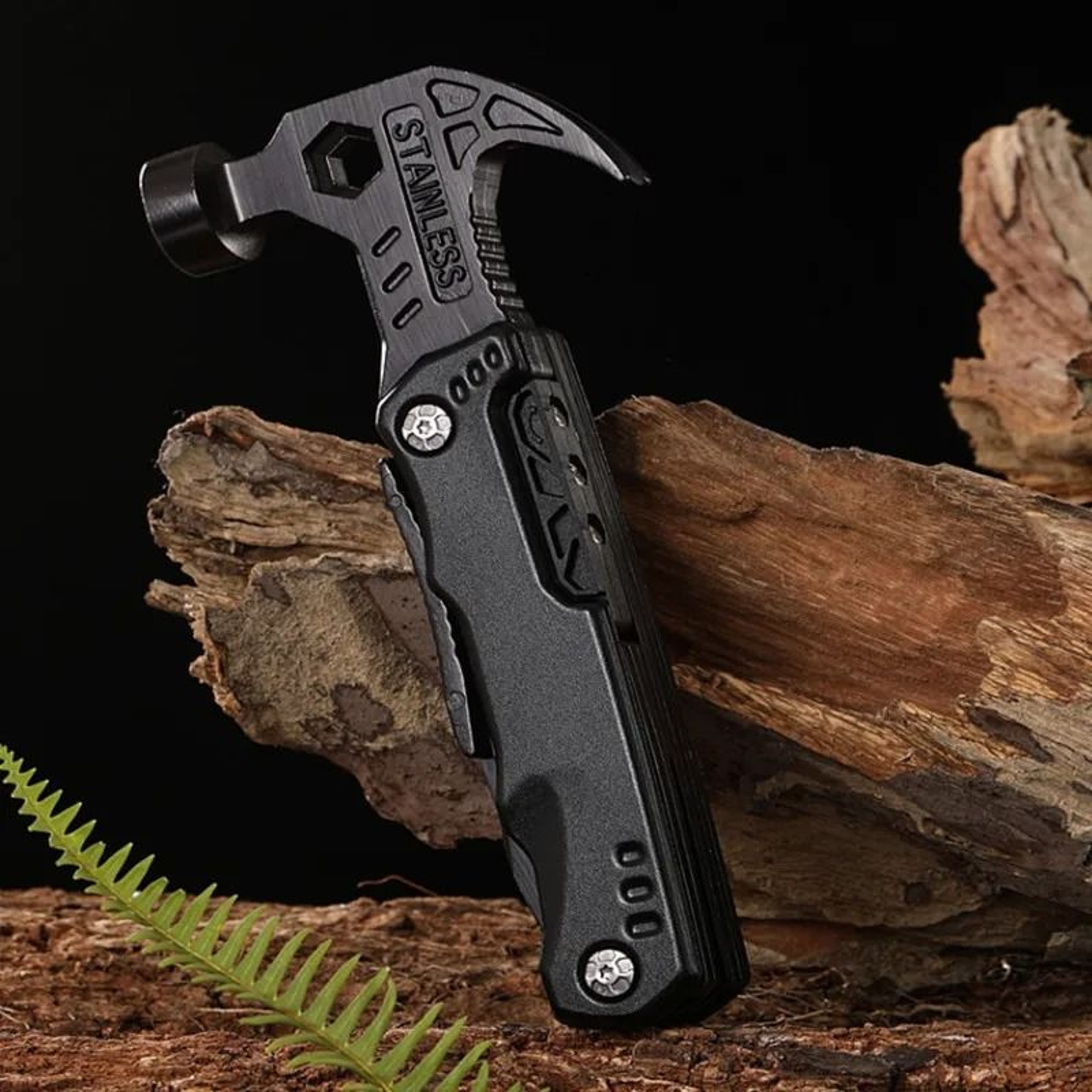 Outdoor Multifunctional MultiTool  Folding Safety Hammer  Vehicle Escape Tool 1