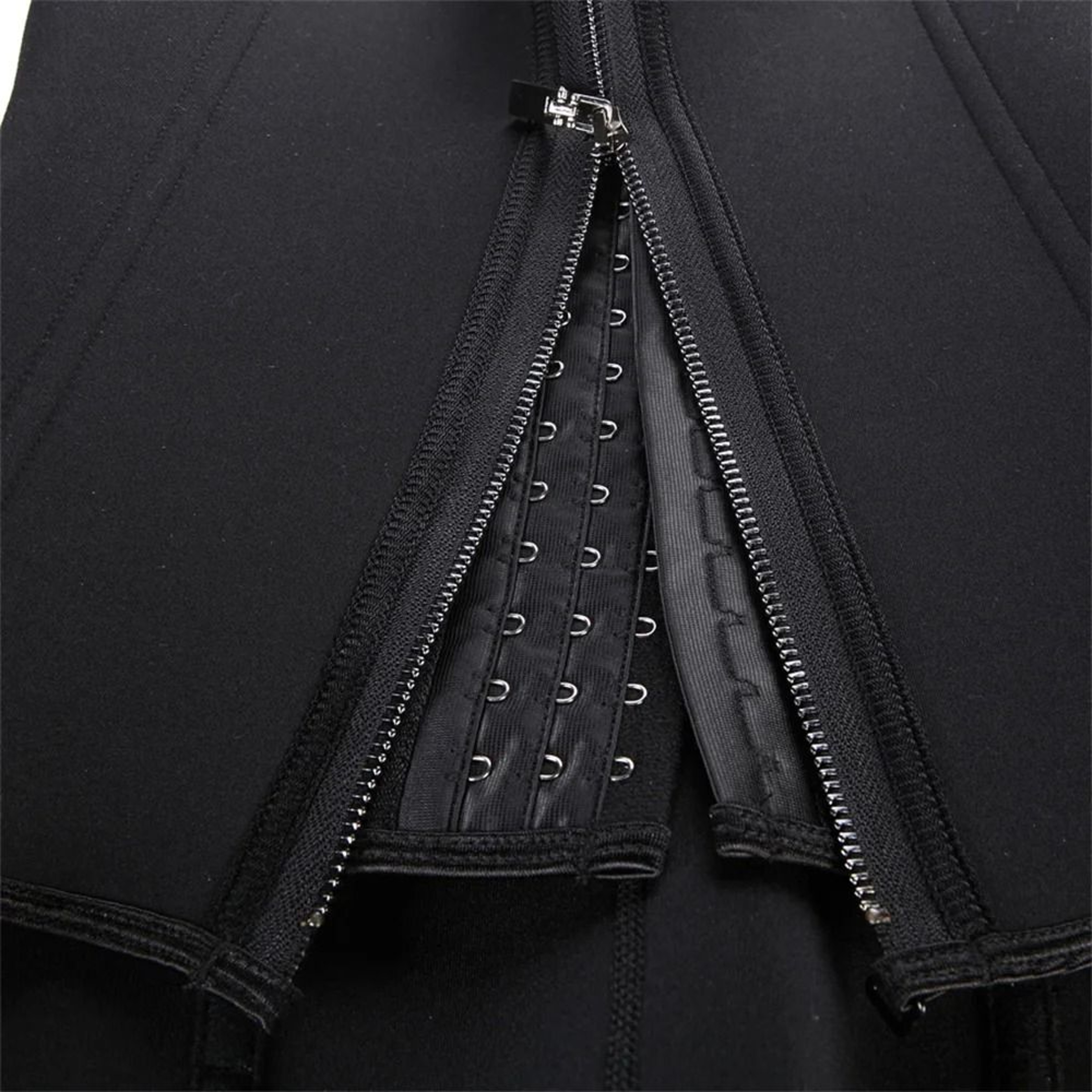 Premium Waist Trainer Tank Top  Zipper Body Shaper  Tummy Control Activewear 3